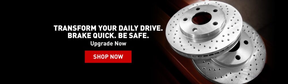 R1 Concepts drilled and slotted brake rotors with Geomet coating