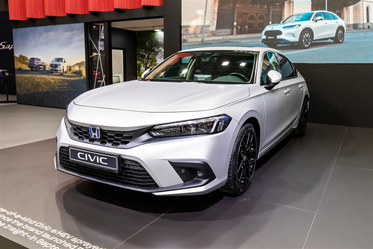 Honda Civic Hybrid at Brussels Motor Show