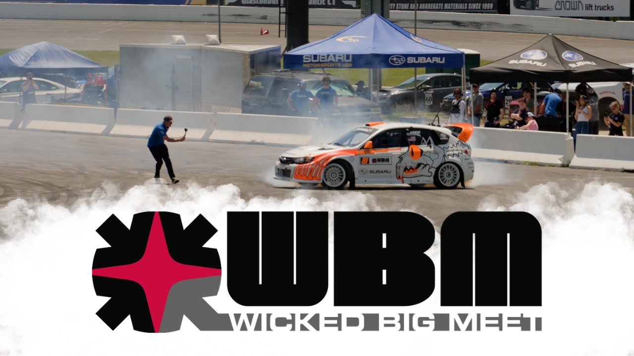 Subaru brake upgrade builds at Wicked Big Meet with the R1 Concepts crew