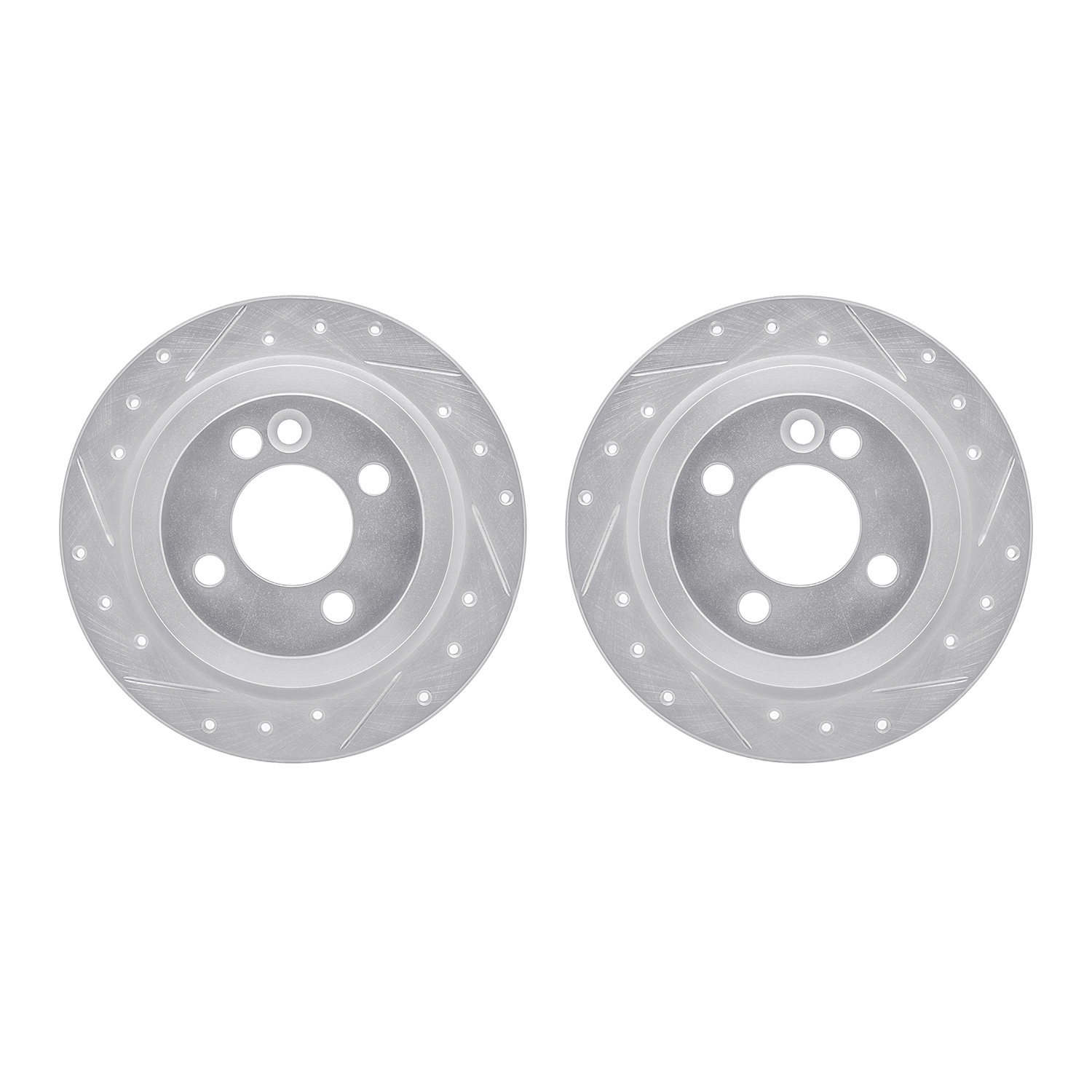 2005 Mini Cooper Pepper Silver Performance Drilled/Slotted Rotor Set