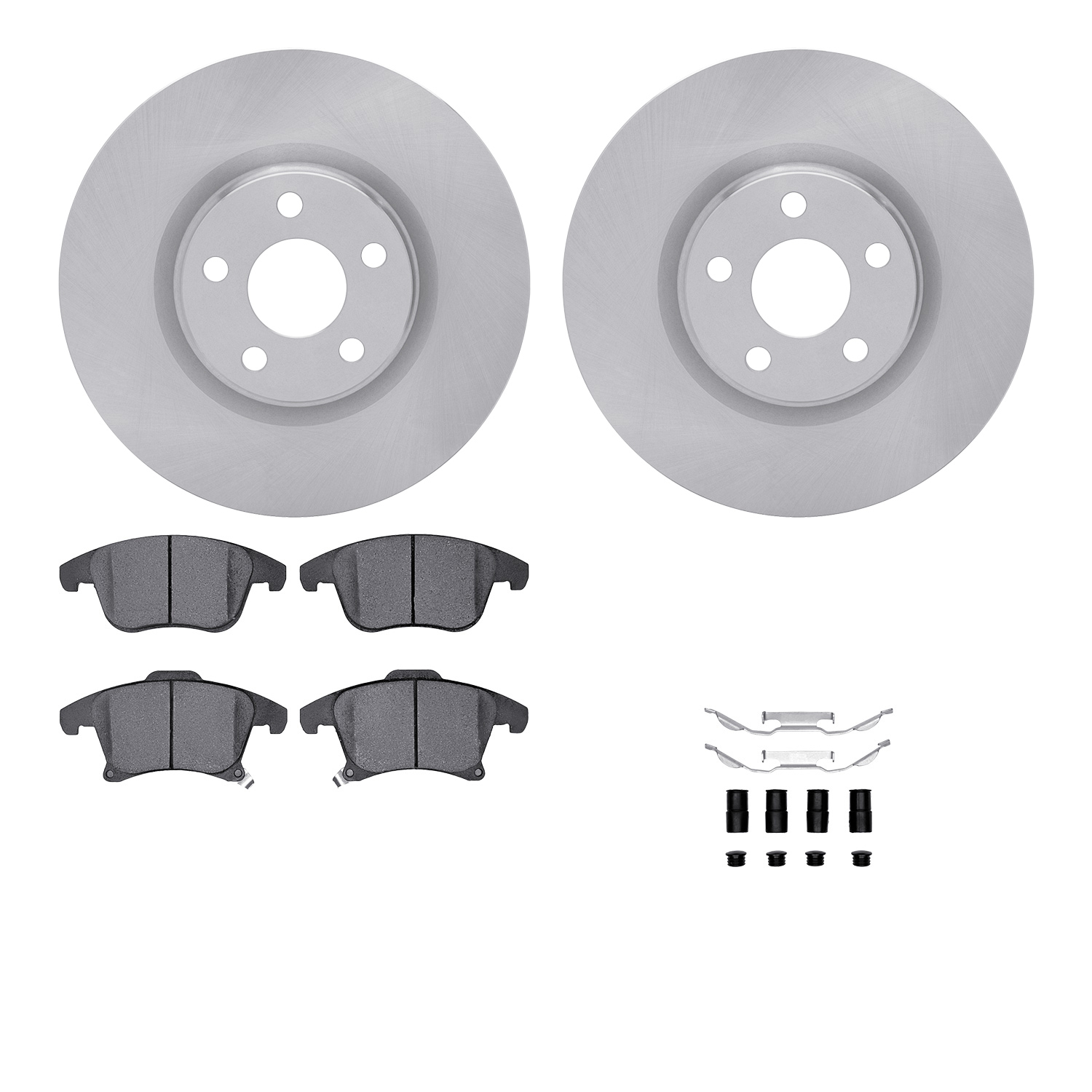 Kit Complet Plaquettes Et Disques De Frein Céramique Avant/arrière Pour Kia 2018-2020 - Marque TRQ