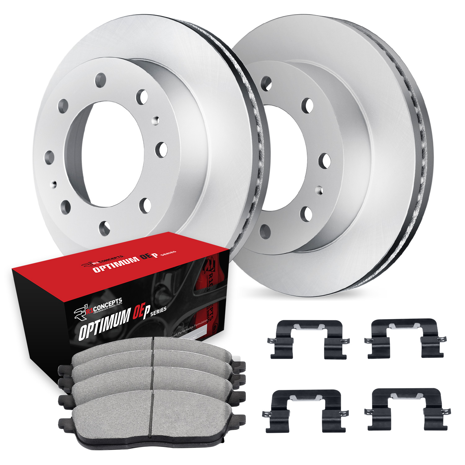 2006 Ford F-250 Super Duty Harley-Davidson Edition Geospec Rotors with OPTIMUM OEp