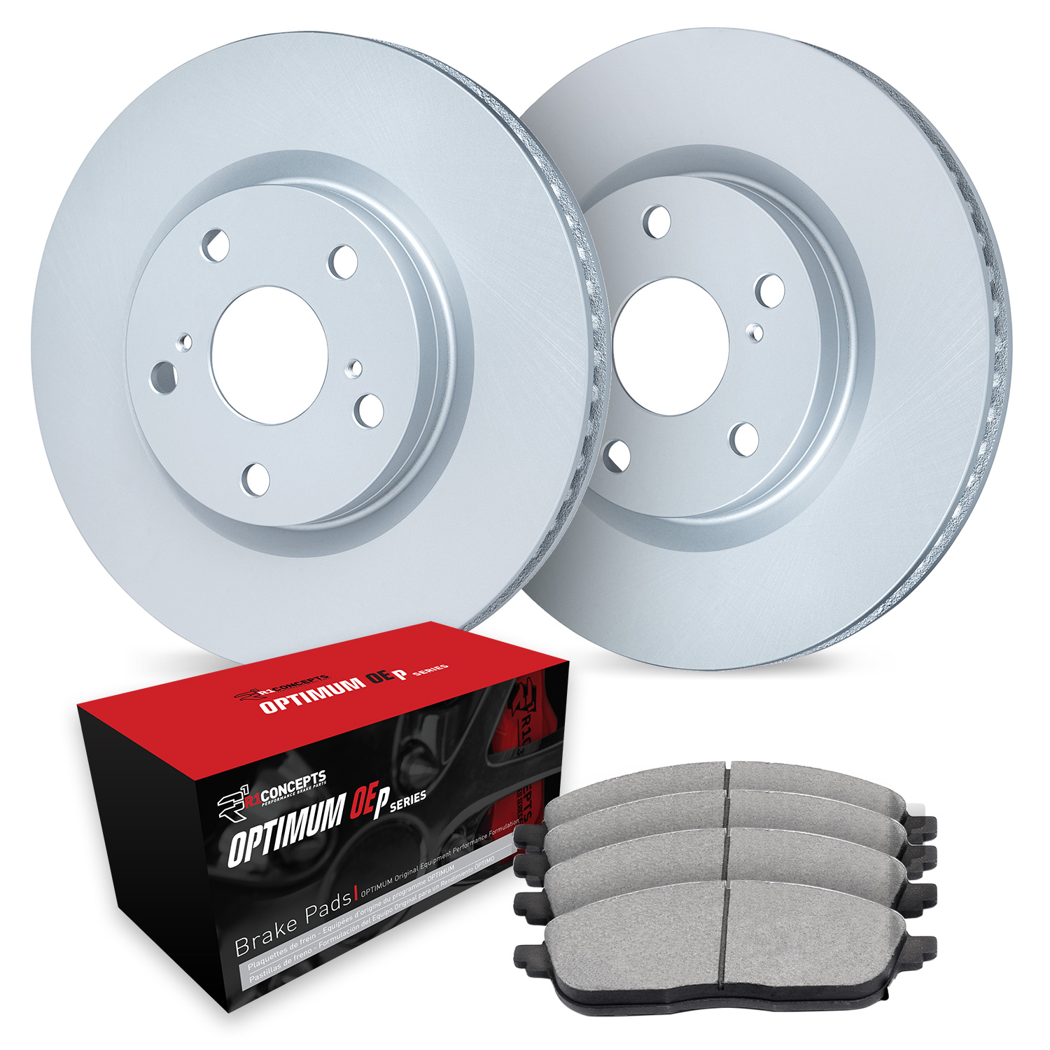 2004 Jaguar S-Type Base Geospec Rotors with OPTIMUM OEp