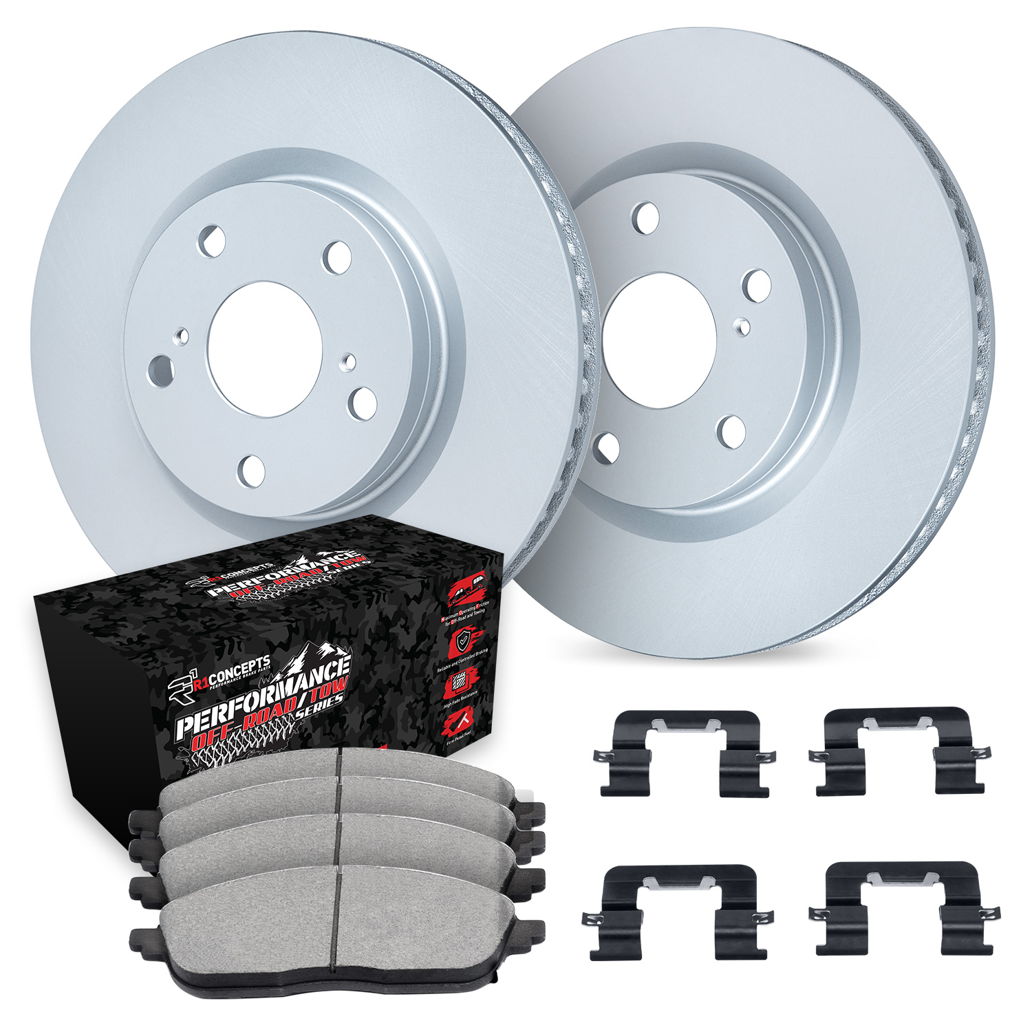 2014 Jeep Grand Cherokee Overland Geospec Rotors with Performance Off-Road/Tow