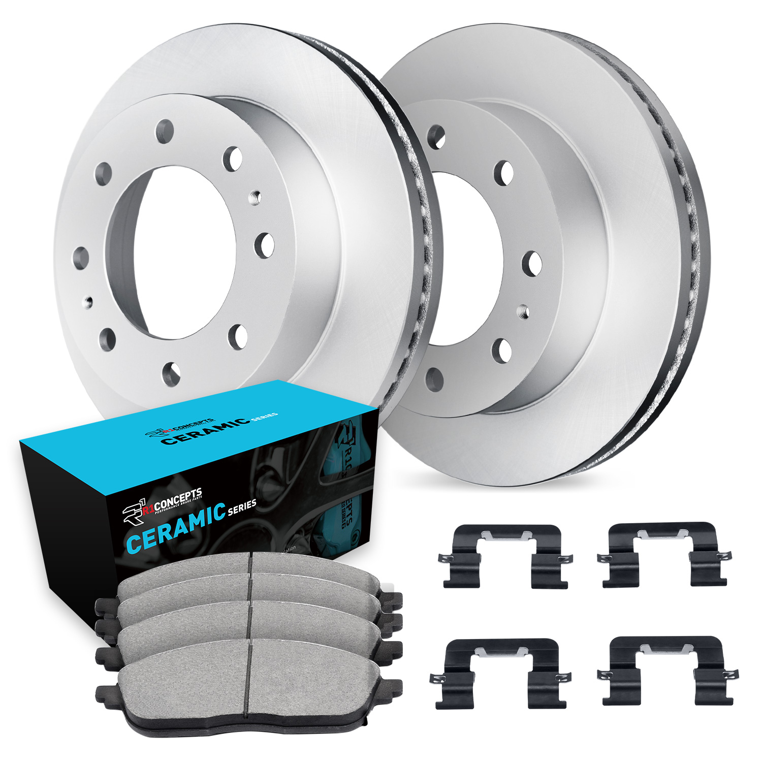 2002 GMC Sierra 2500 SLT Geospec Rotors with Ceramic Series