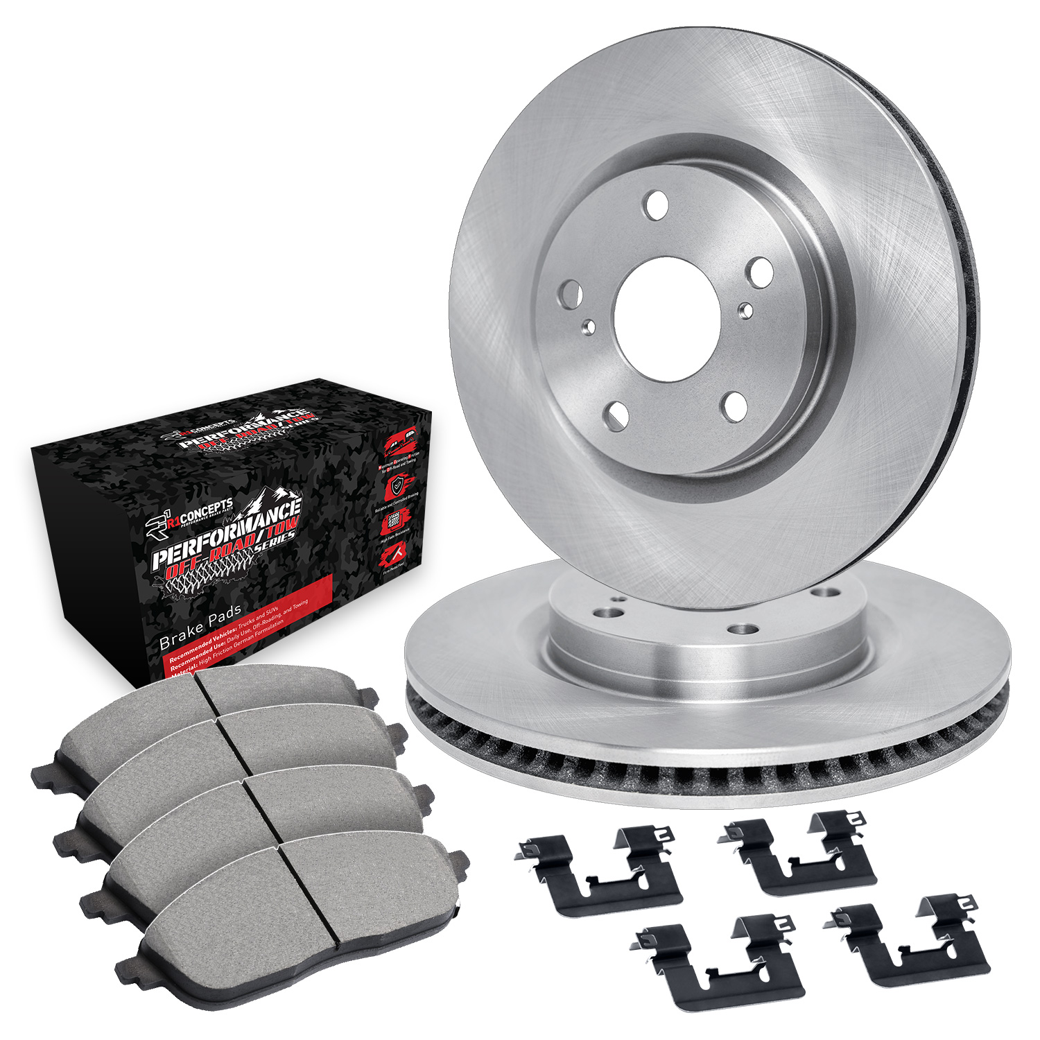 1985 Jeep Cherokee Pioneer eLINE Rotors with Performance Off-Road/Tow