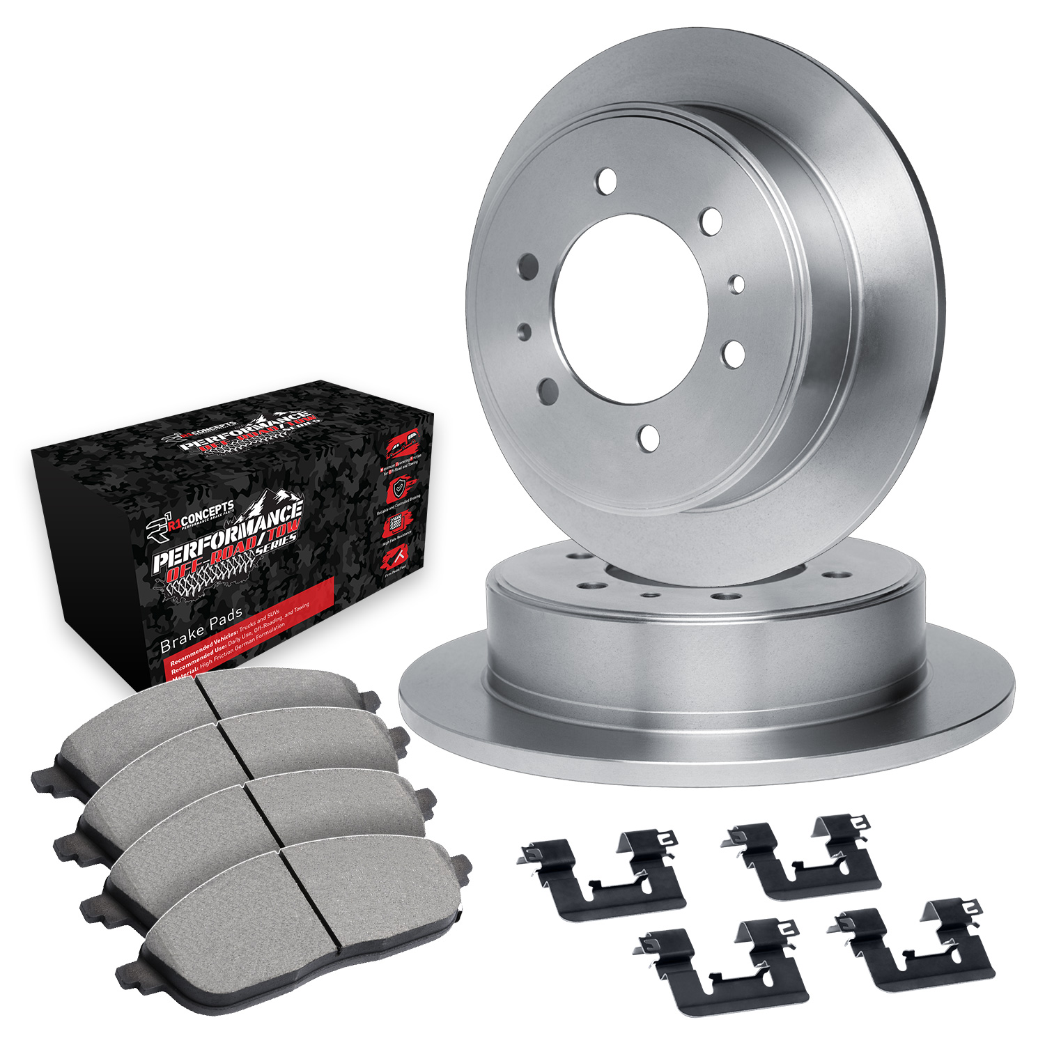2015 Nissan TITAN PRO-4X eLINE Rotors with Performance Off-Road/Tow