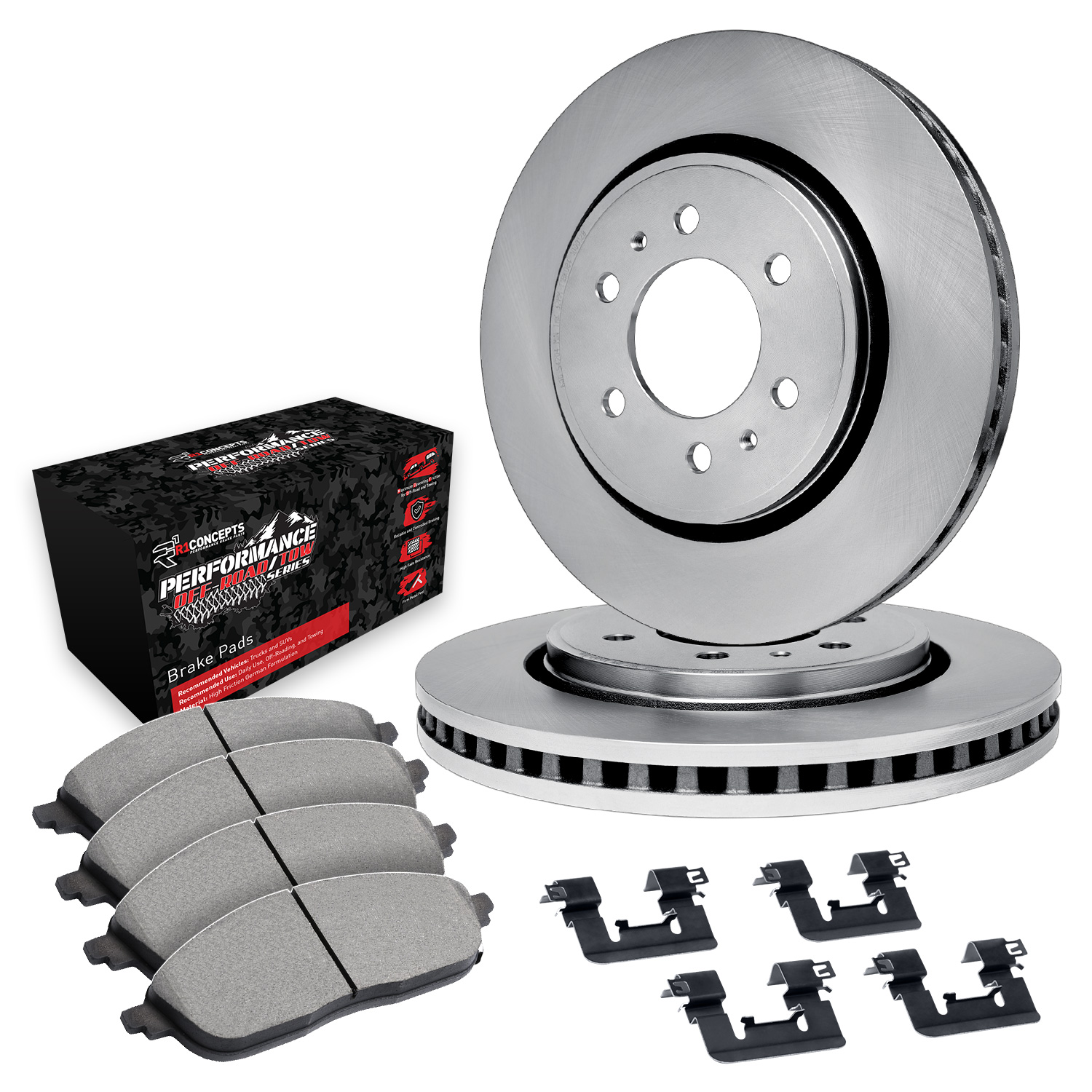 2015 Nissan TITAN Base eLINE Rotors with Performance Off-Road/Tow