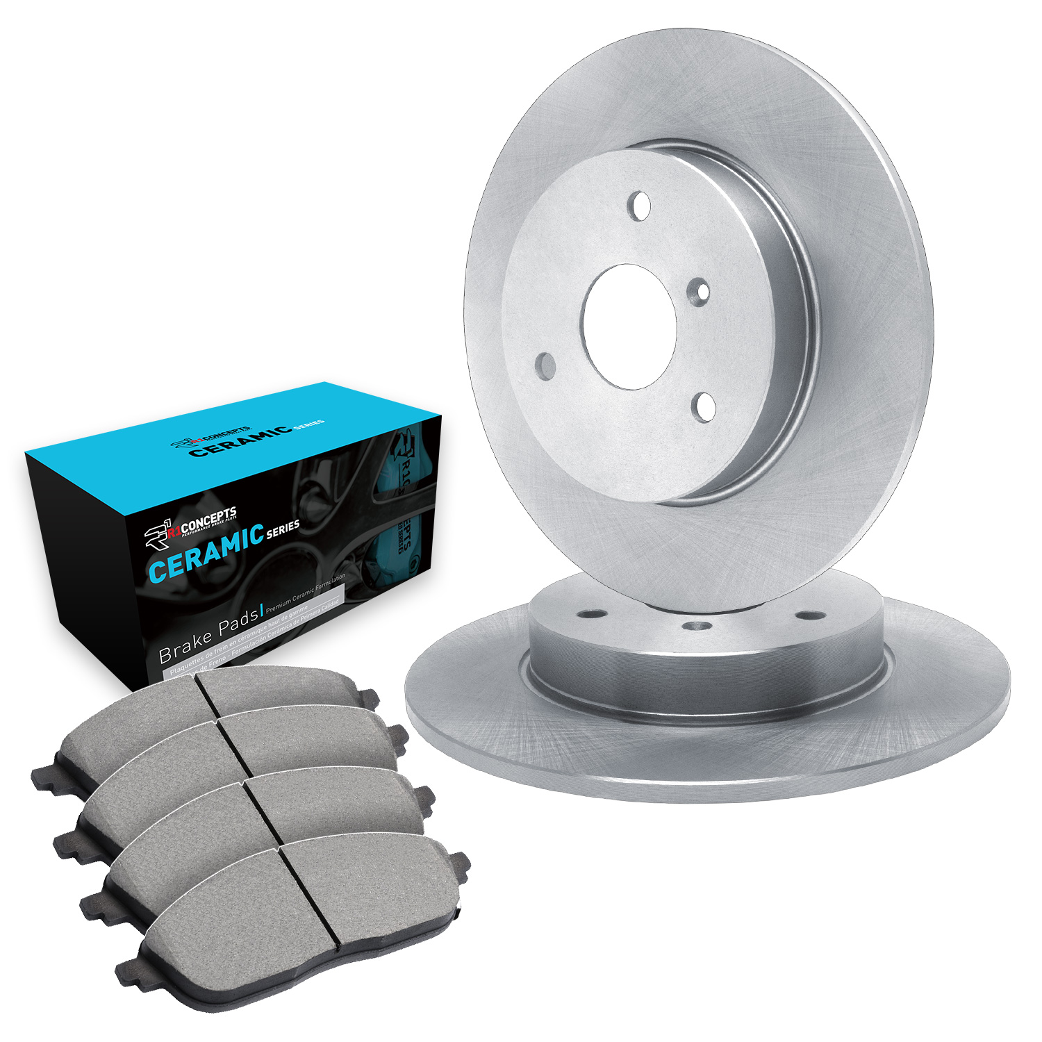 2011 Smart Fortwo Passion Cabrio eLINE Rotors with Ceramic Series
