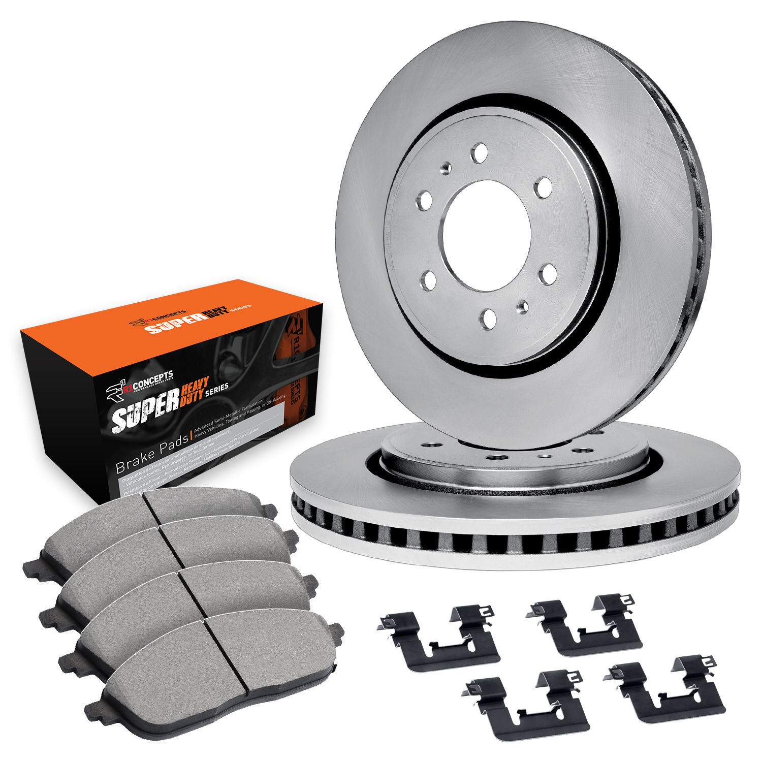 2017 Nissan TITAN XD PRO-4X eLINE Rotors with Super Heavy Duty
