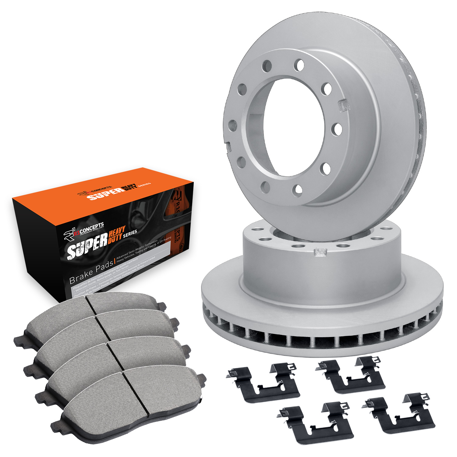 1989 Ford F-53 Motorhome Chassis Custom eLINE Rotors with Super Heavy Duty