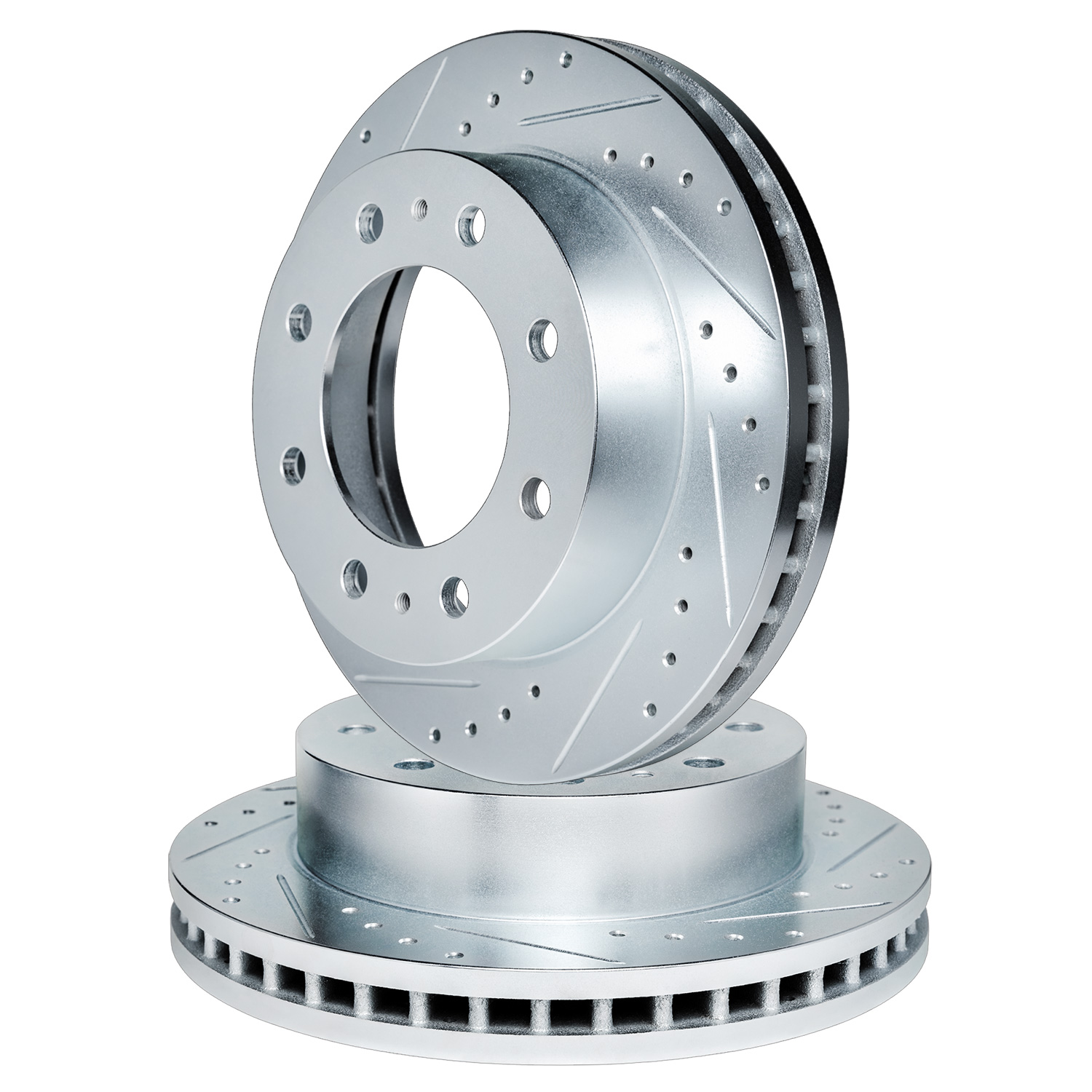 2018 Chevrolet Silverado 2500 HD High Country Silver Performance Drilled/Slotted Rotor Set