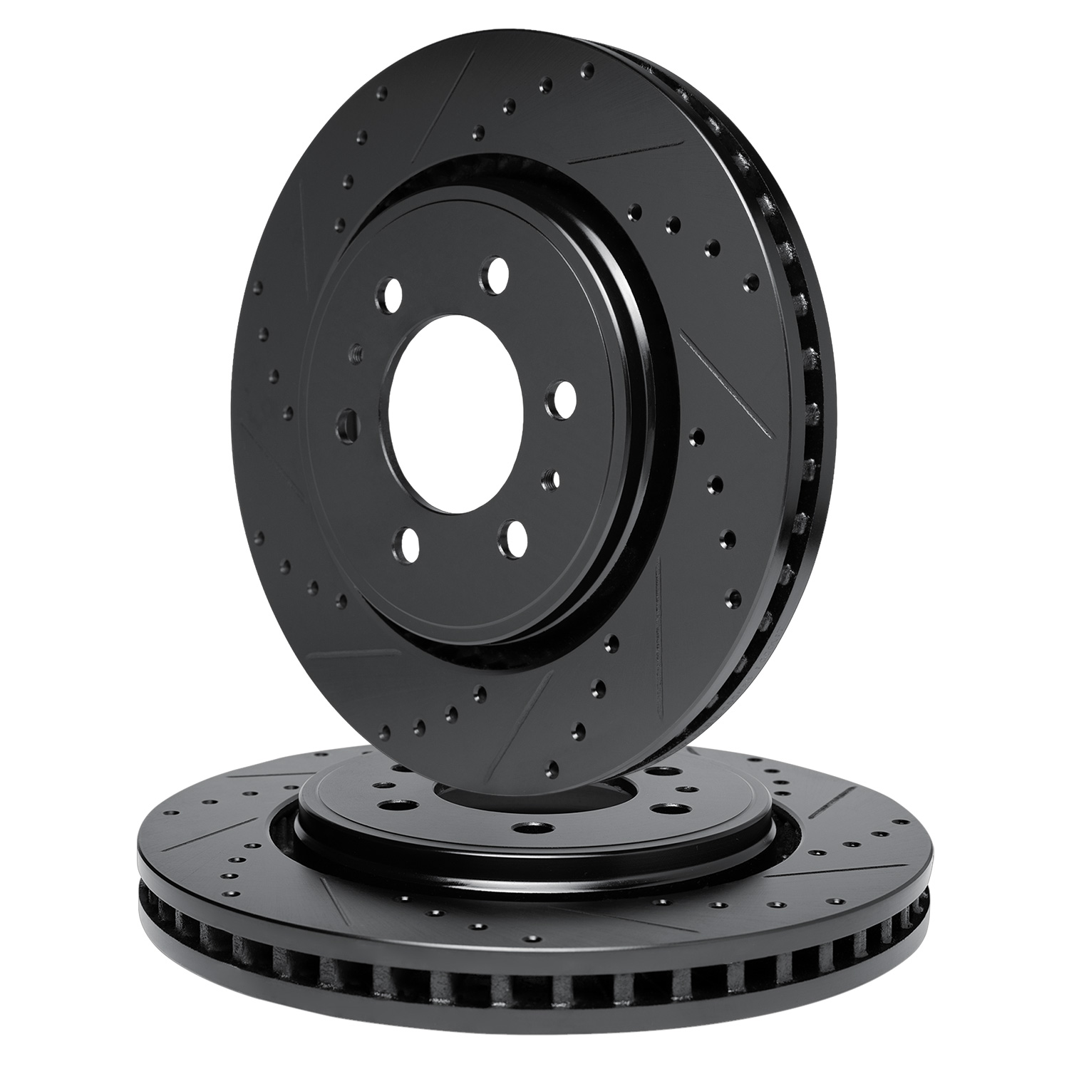 2017 GMC Acadia SL Black Performance Drilled/Slotted Rotor Set