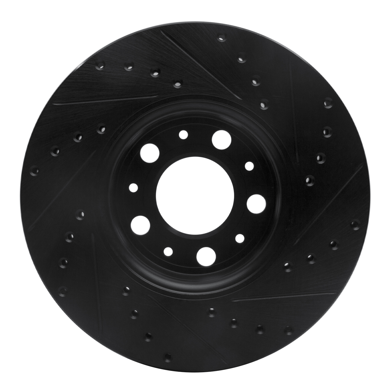 2005 Volvo XC70 Base Black Performance Drilled/Slotted Rotors