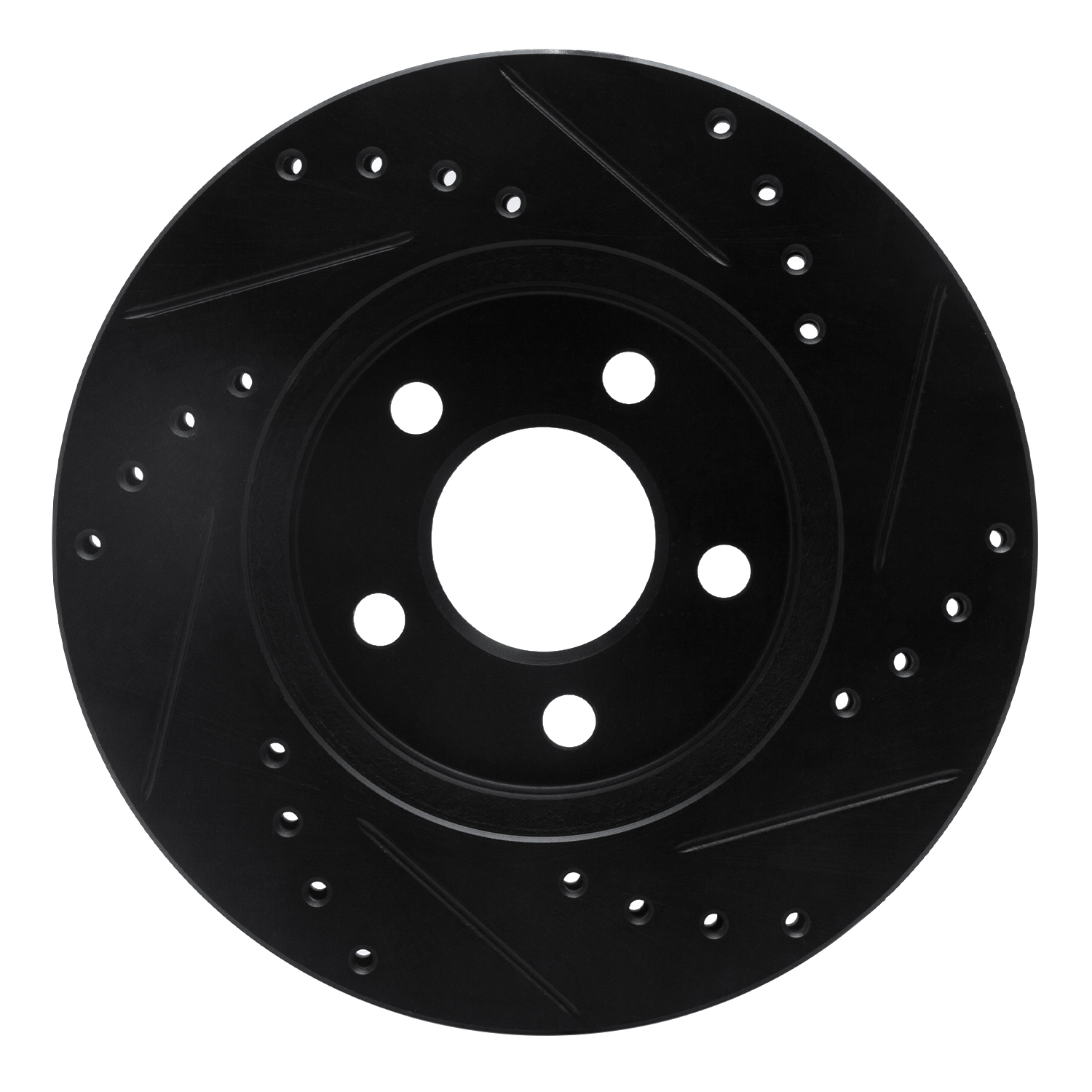 1989 Plymouth Grand Voyager LE Black Performance Drilled/Slotted Rotors