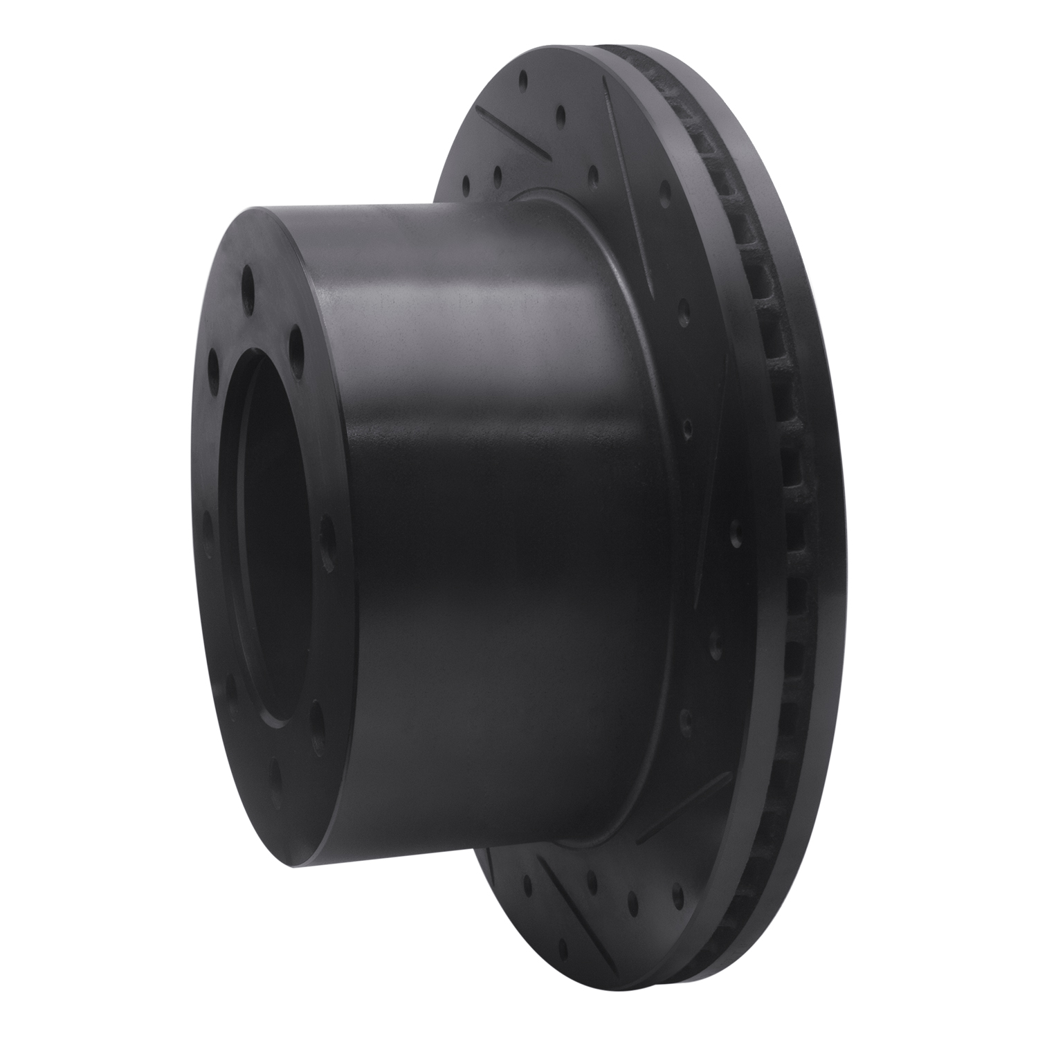 2002 Chevrolet Silverado 3500 HD Black Performance Drilled/Slotted Rotors