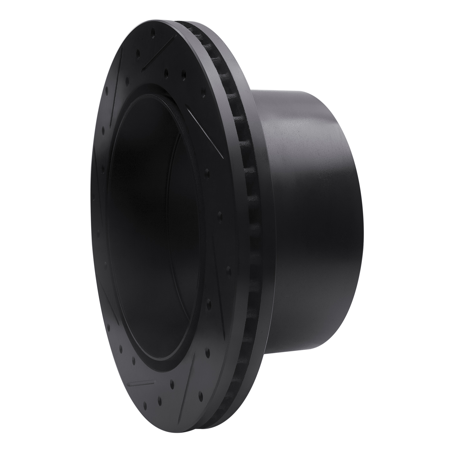 2002 Chevrolet Silverado 3500 HD Black Performance Drilled/Slotted Rotors