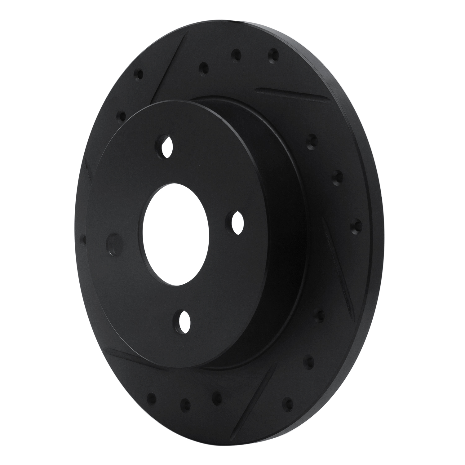 1995 Saturn SC1 Base Black Performance Drilled/Slotted Rotors