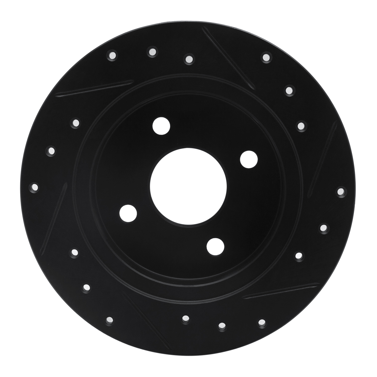 1995 Saturn SC1 Base Black Performance Drilled/Slotted Rotors