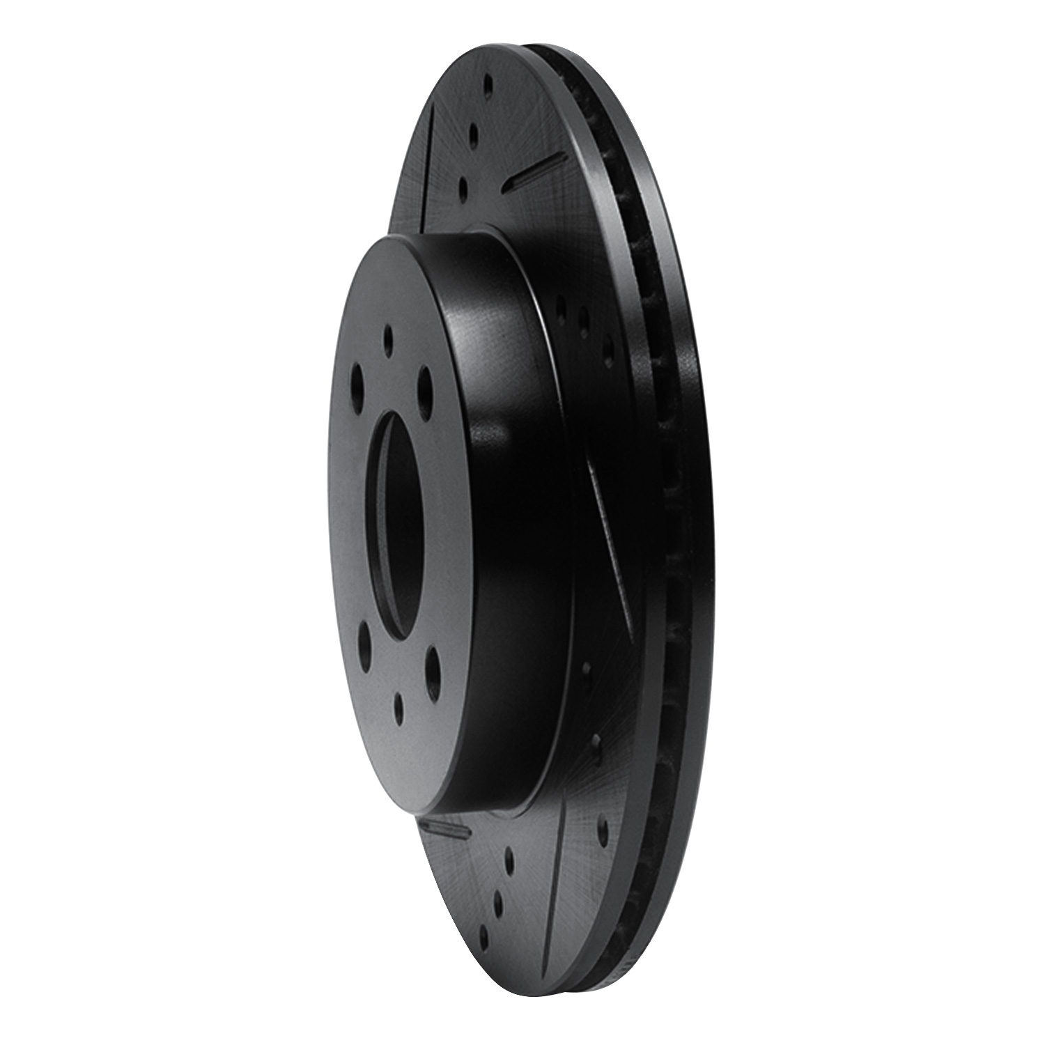 1995 Saturn SC1 Base Black Performance Drilled/Slotted Rotors