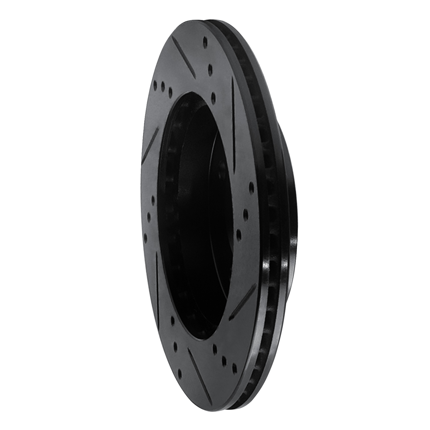 1995 Saturn SC1 Base Black Performance Drilled/Slotted Rotors