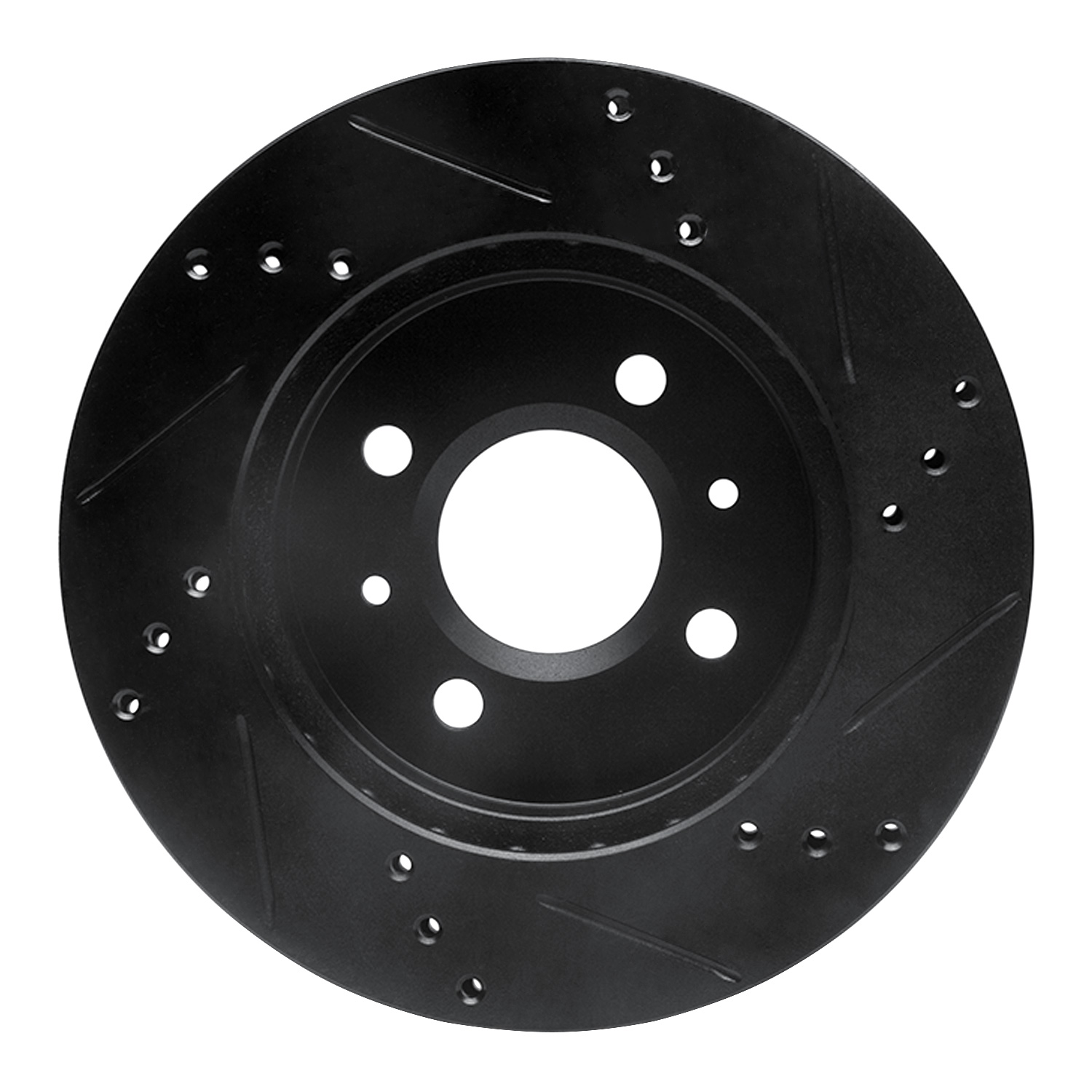 1995 Saturn SC1 Base Black Performance Drilled/Slotted Rotors