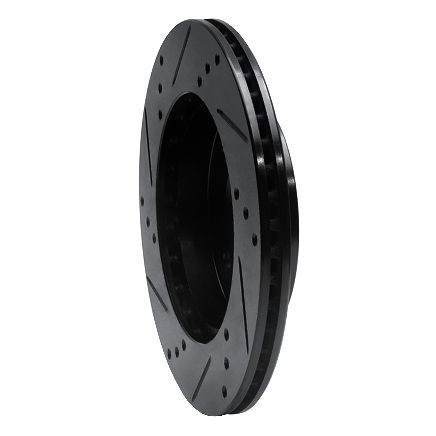 1993 Saturn SC2 Base Black Performance Drilled/Slotted Rotors