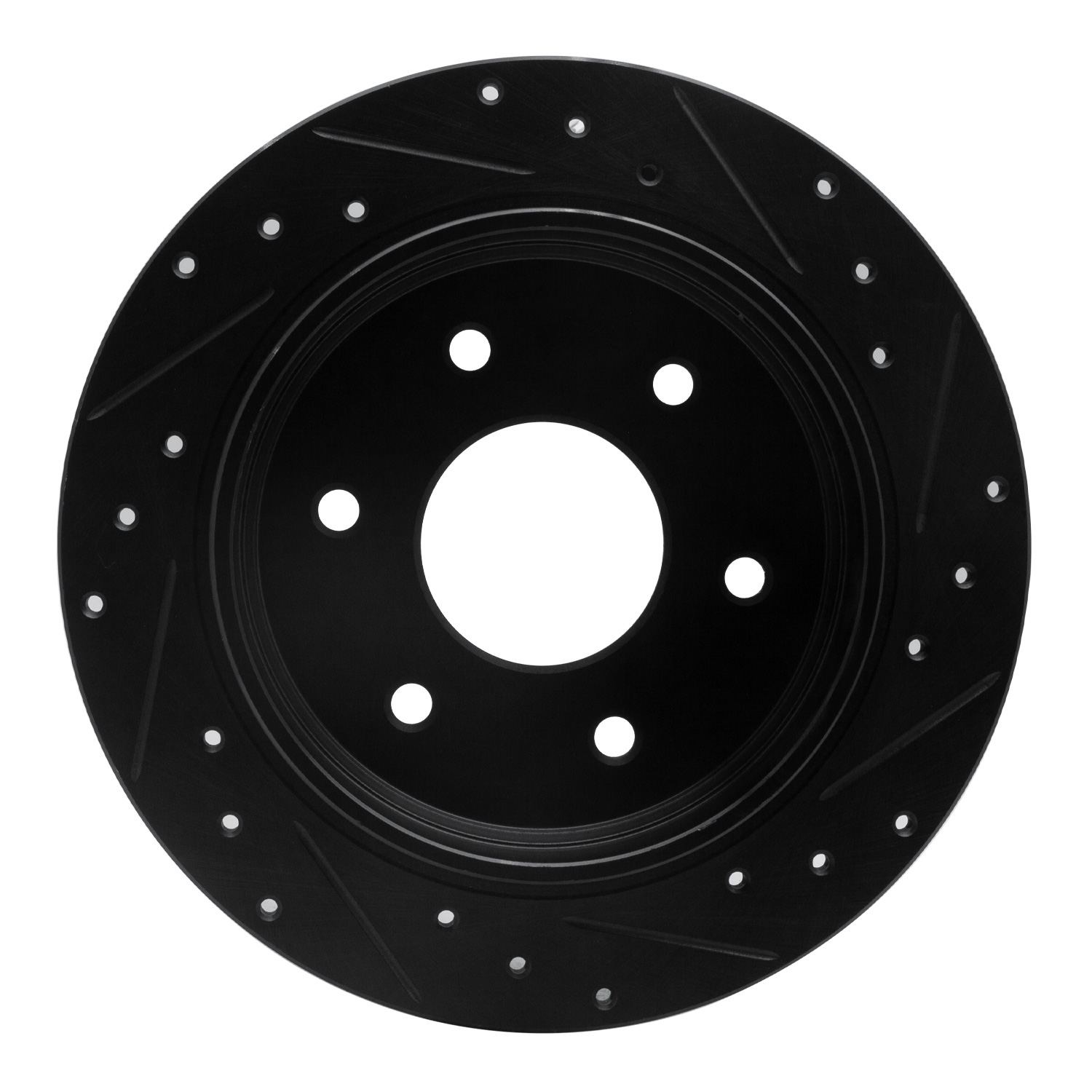 2015 Nissan TITAN S Black Performance Drilled/Slotted Rotors