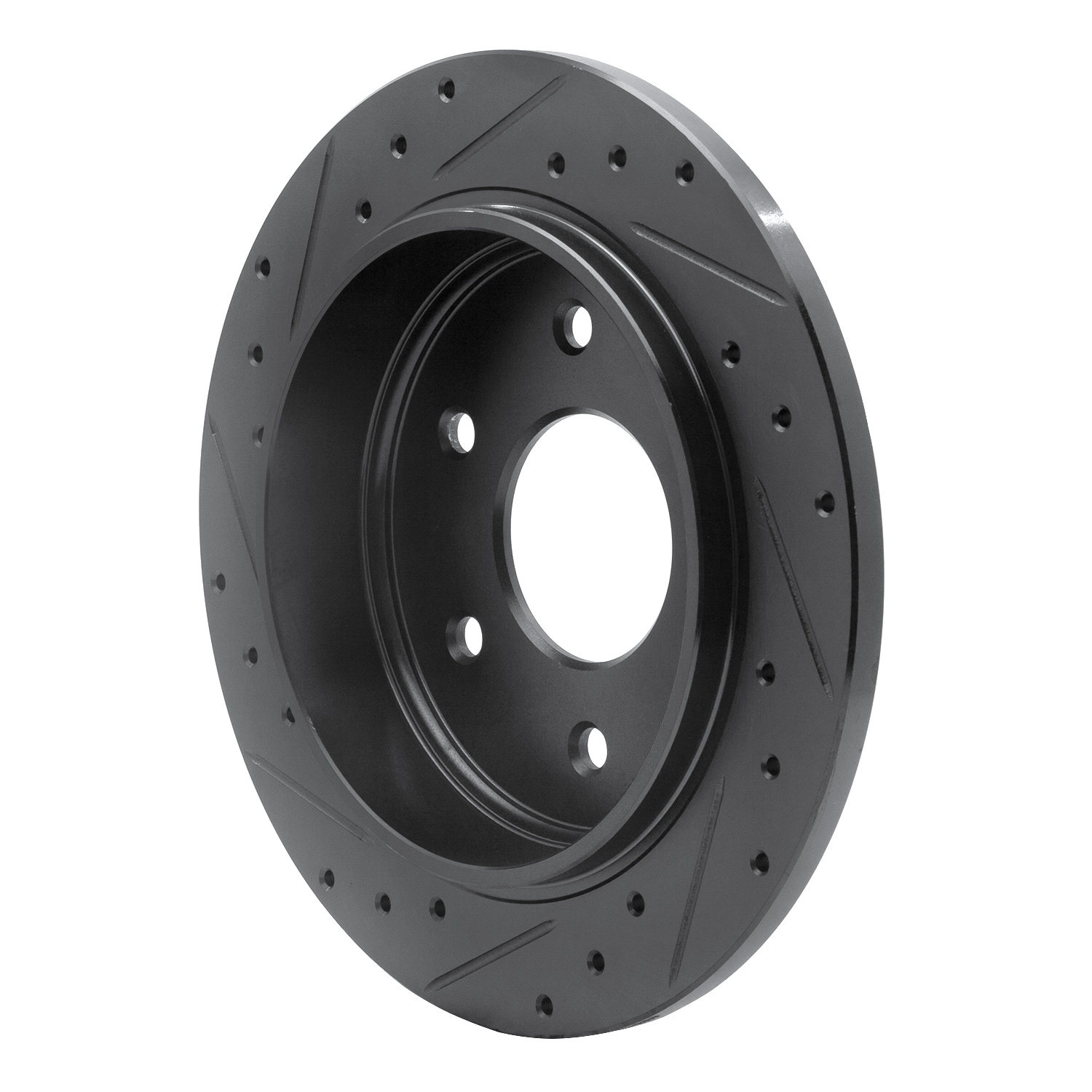 2015 Nissan TITAN SL Black Performance Drilled/Slotted Rotors