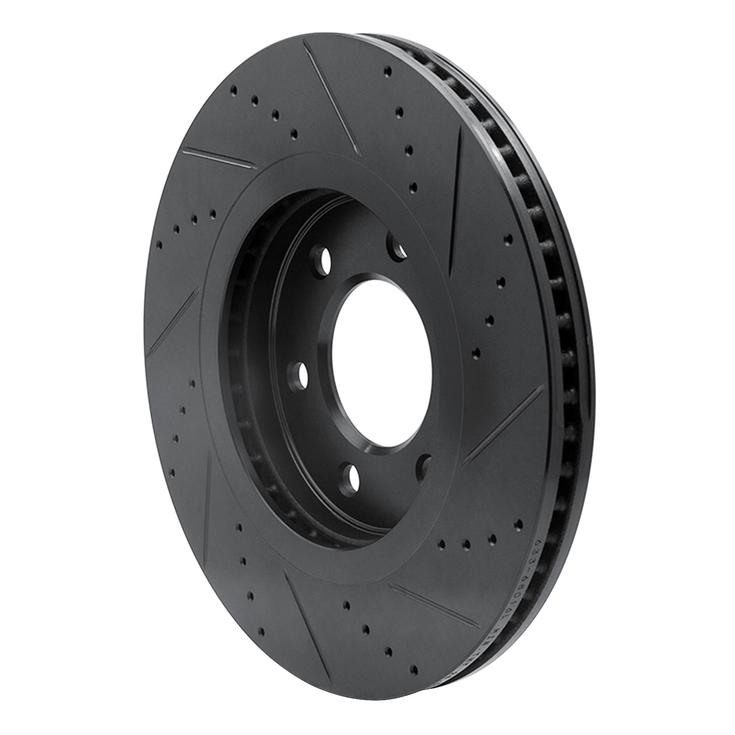 2015 Nissan TITAN S Black Performance Drilled/Slotted Rotors