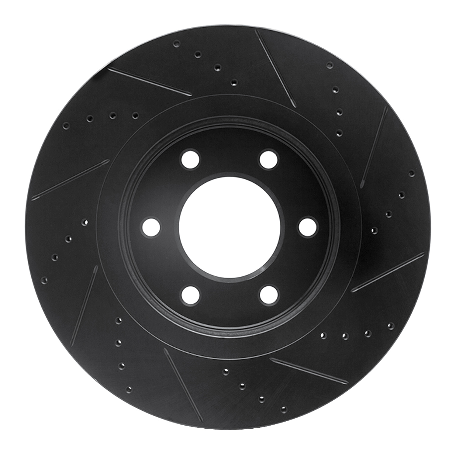 2015 Nissan TITAN S Black Performance Drilled/Slotted Rotors