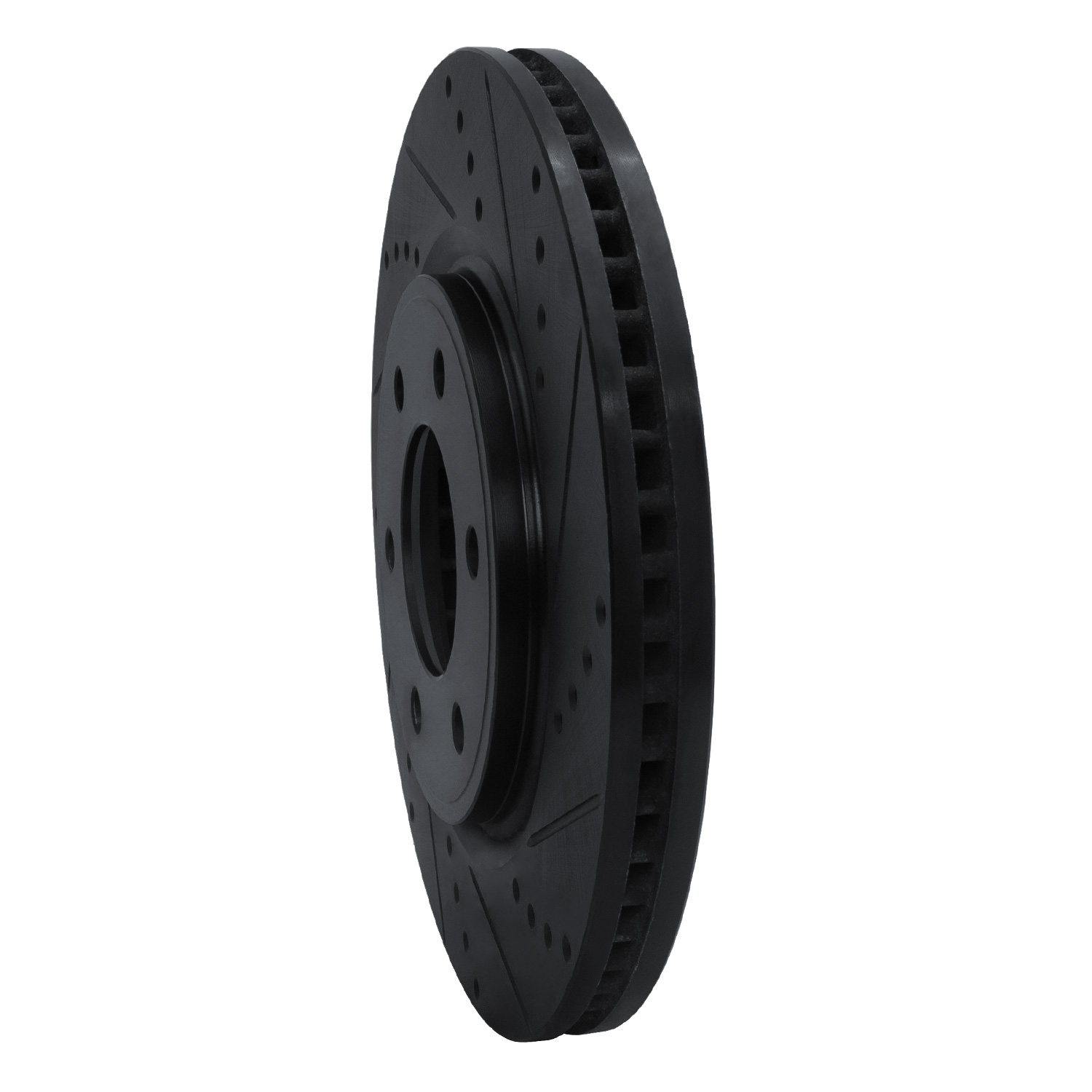 2015 Nissan TITAN SV Black Performance Drilled/Slotted Rotors