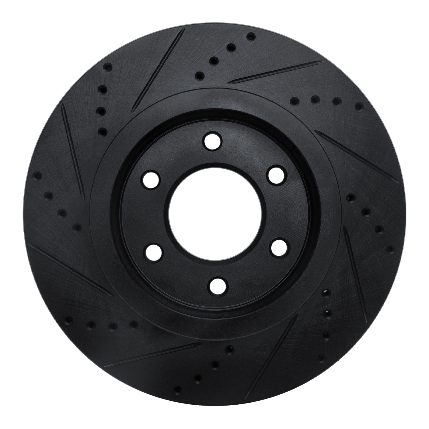 2015 Nissan TITAN SV Black Performance Drilled/Slotted Rotors