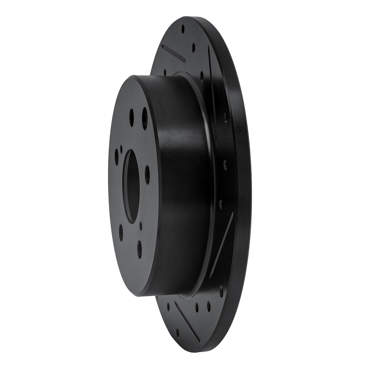 2007 Toyota RAV4 Limited Black Performance Drilled/Slotted Rotors