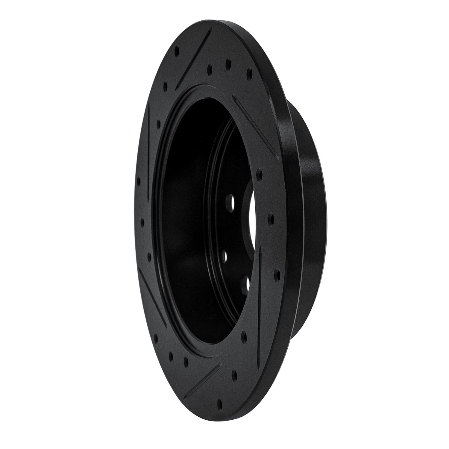 2007 Toyota RAV4 Limited Black Performance Drilled/Slotted Rotors