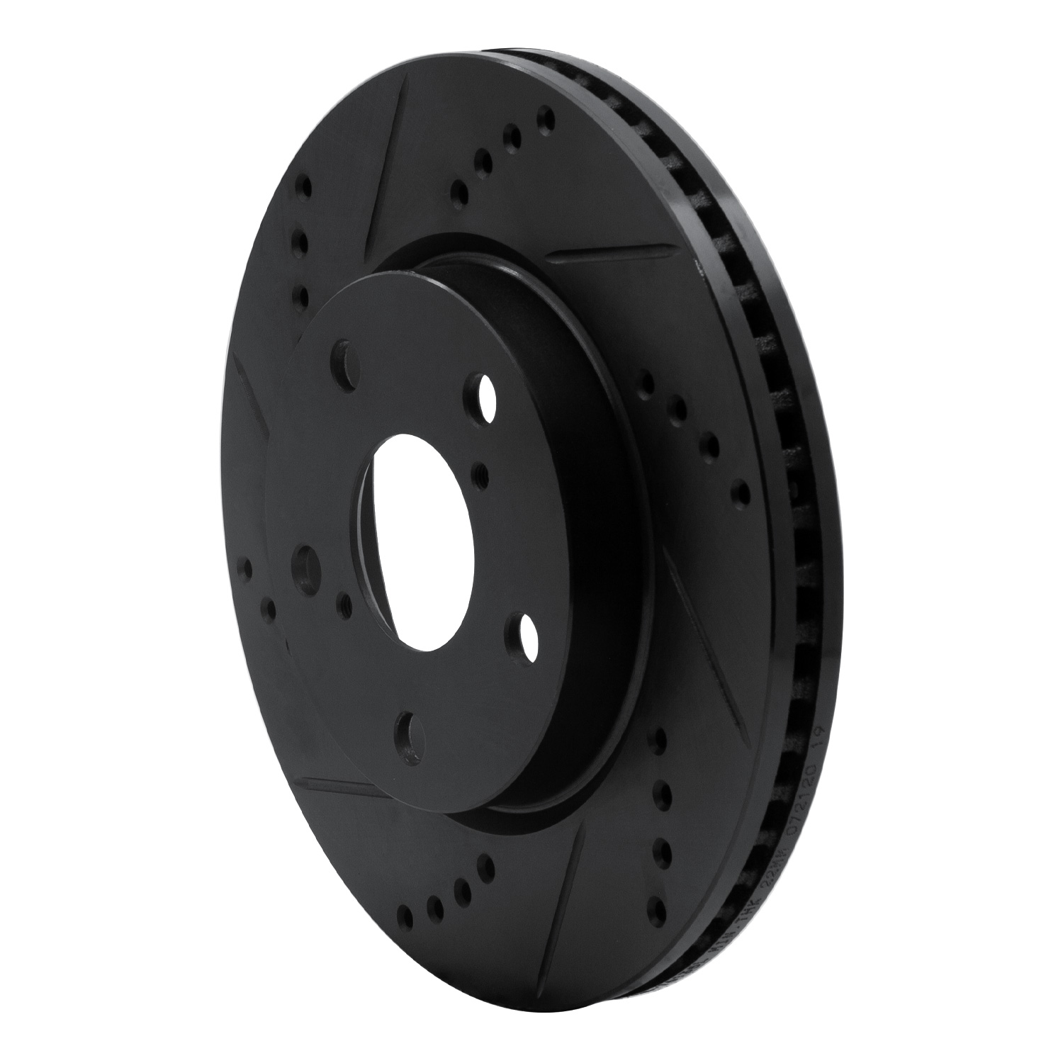 2007 Toyota RAV4 Limited Black Performance Drilled/Slotted Rotors
