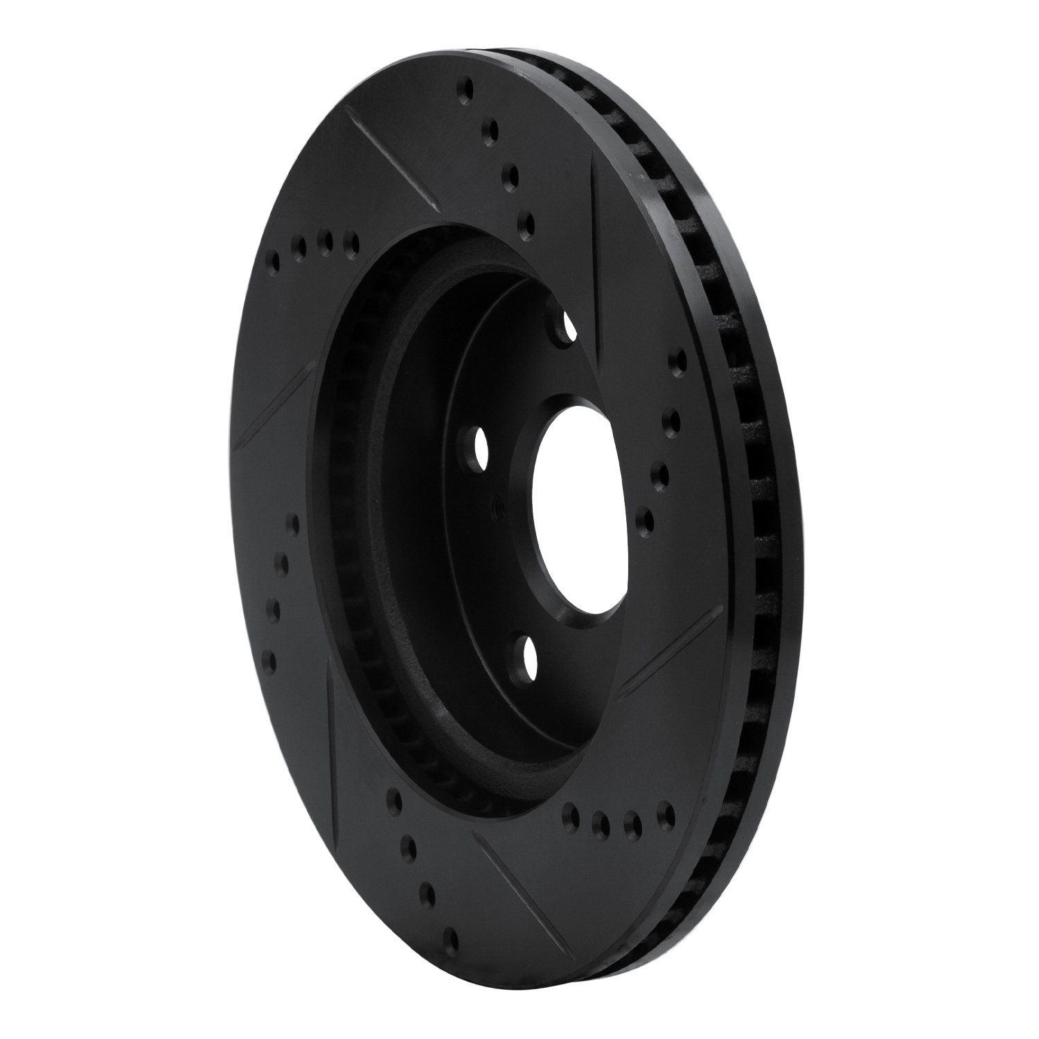 2007 Toyota RAV4 Limited Black Performance Drilled/Slotted Rotors