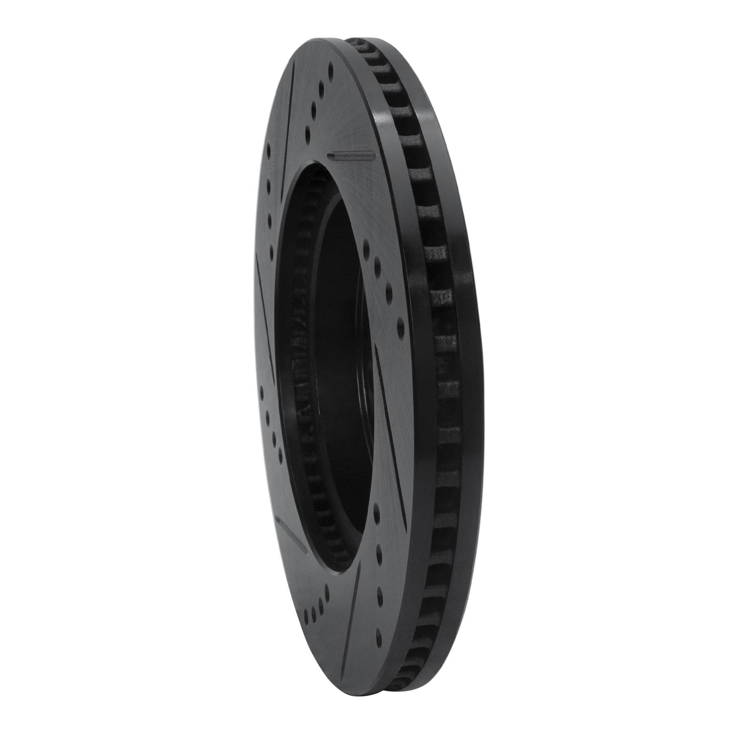 2007 Toyota RAV4 Base Black Performance Drilled/Slotted Rotors