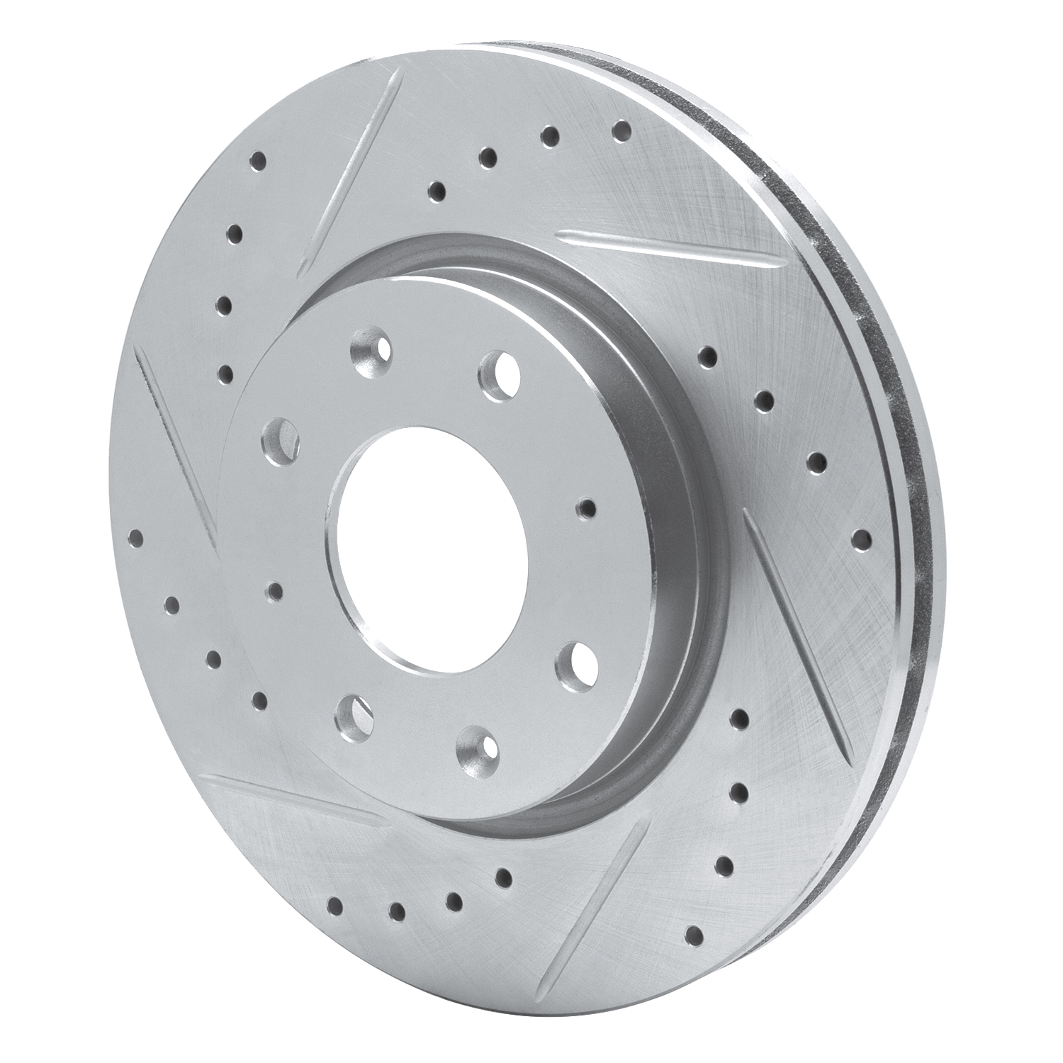 2007 Kia Spectra5 SX Silver Performance Drilled/Slotted Rotors
