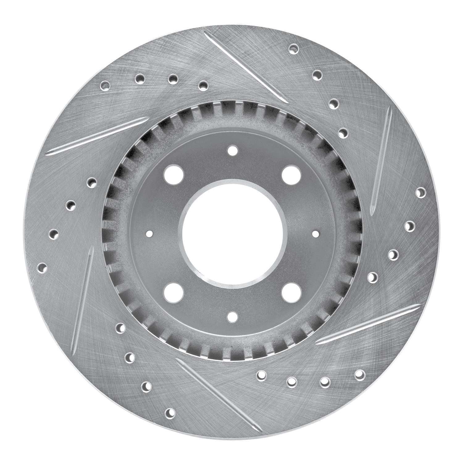 2007 Kia Spectra5 SX Silver Performance Drilled/Slotted Rotors