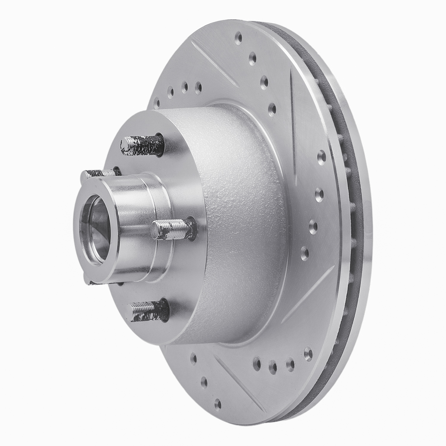 1985 Chrysler Fifth Avenue Base Silver Performance Drilled/Slotted Rotors