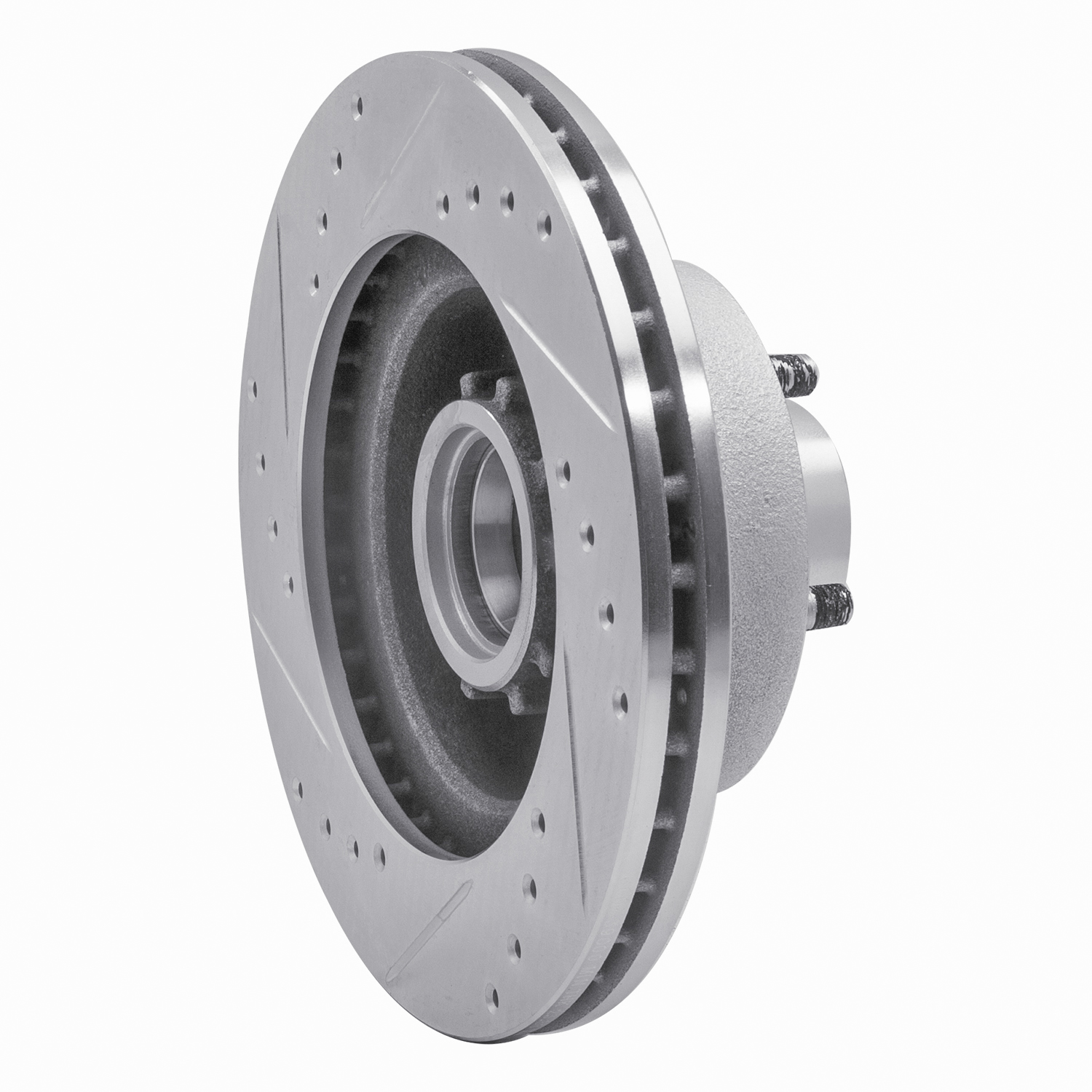 1985 Chrysler Fifth Avenue Base Silver Performance Drilled/Slotted Rotors