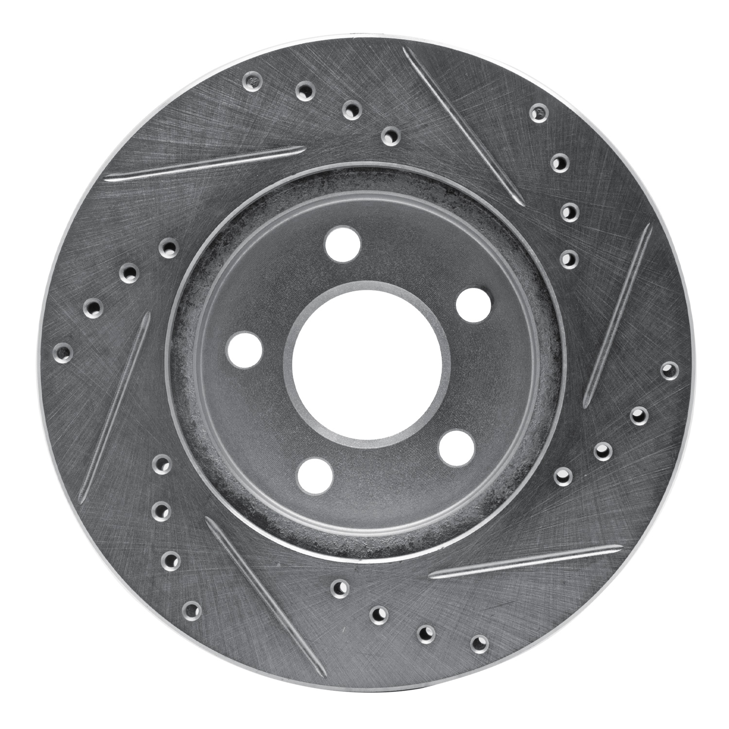 1989 Plymouth Grand Voyager LE Silver Performance Drilled/Slotted Rotors
