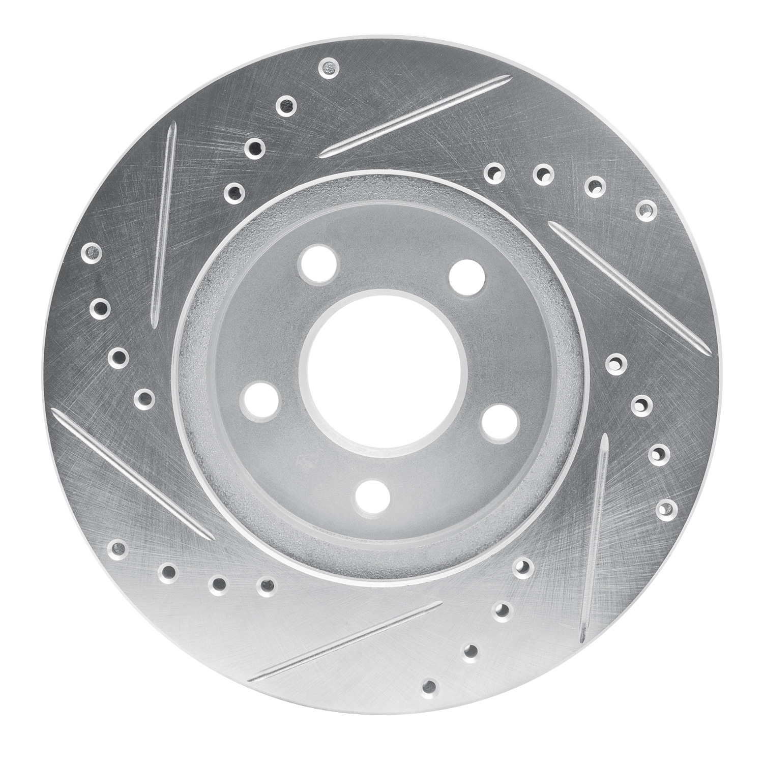 1989 Plymouth Grand Voyager SE Silver Performance Drilled/Slotted Rotors