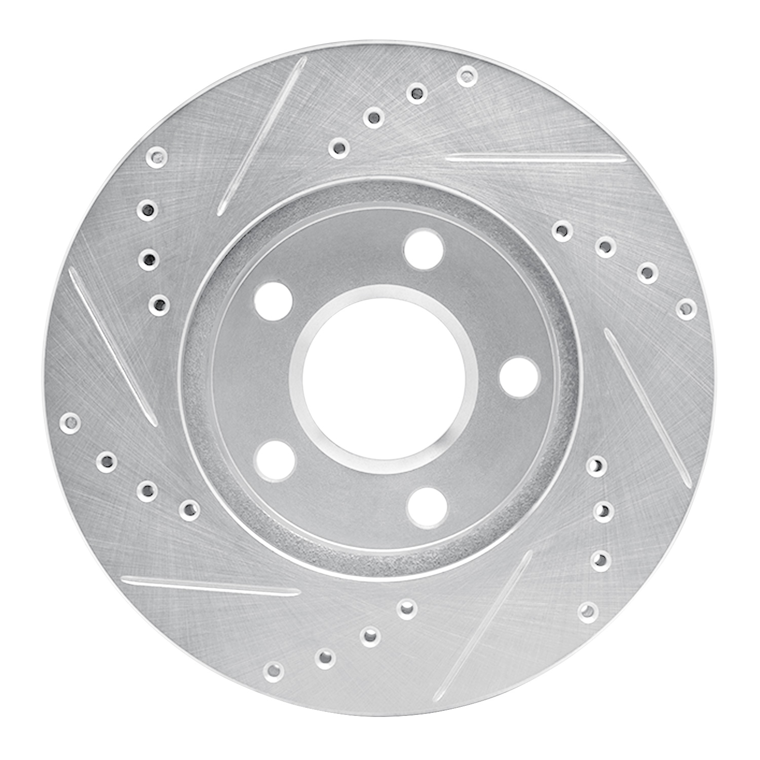 1989 Plymouth Grand Voyager SE Silver Performance Drilled/Slotted Rotors