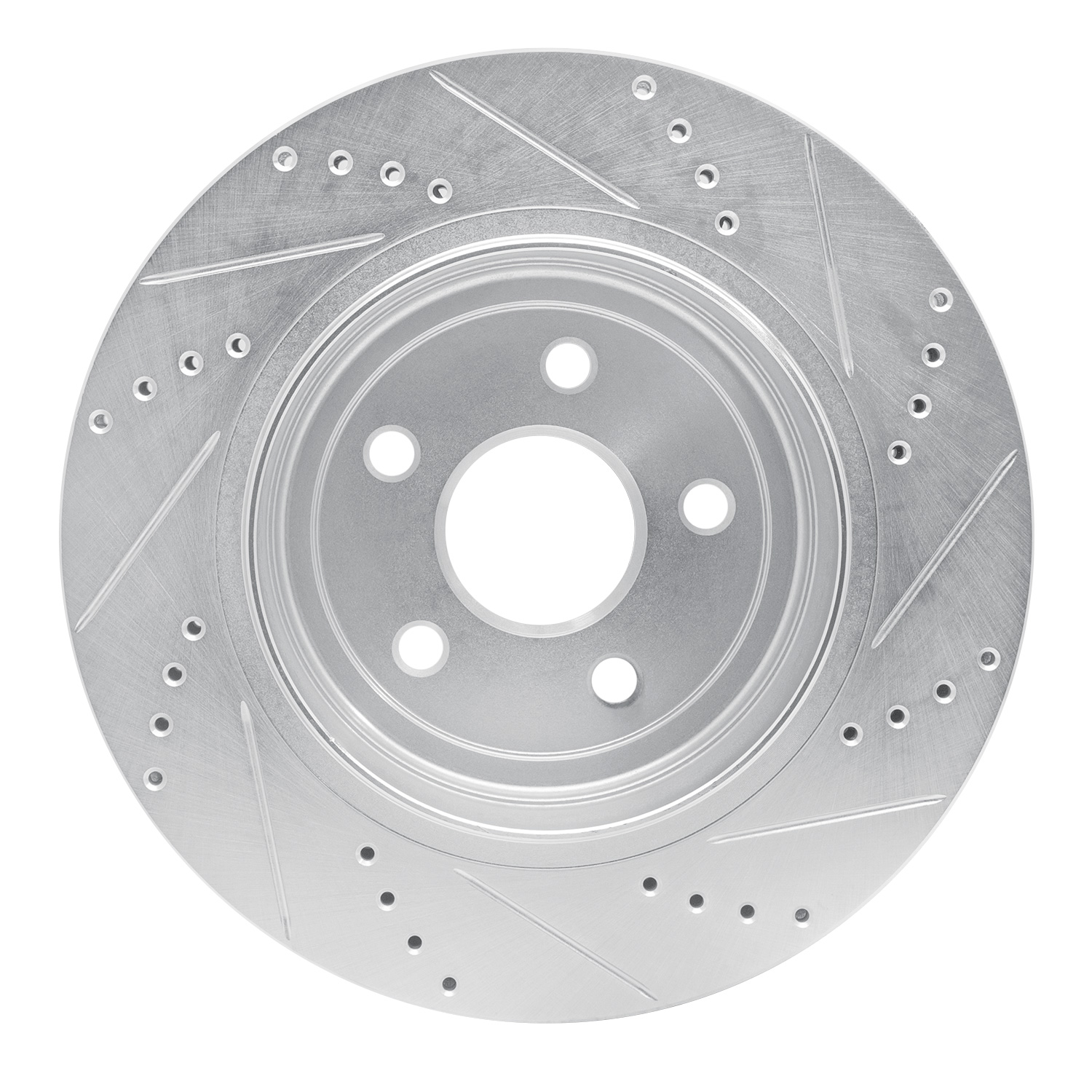 2017 Jeep Grand Cherokee SRT Silver Performance Drilled/Slotted Rotors