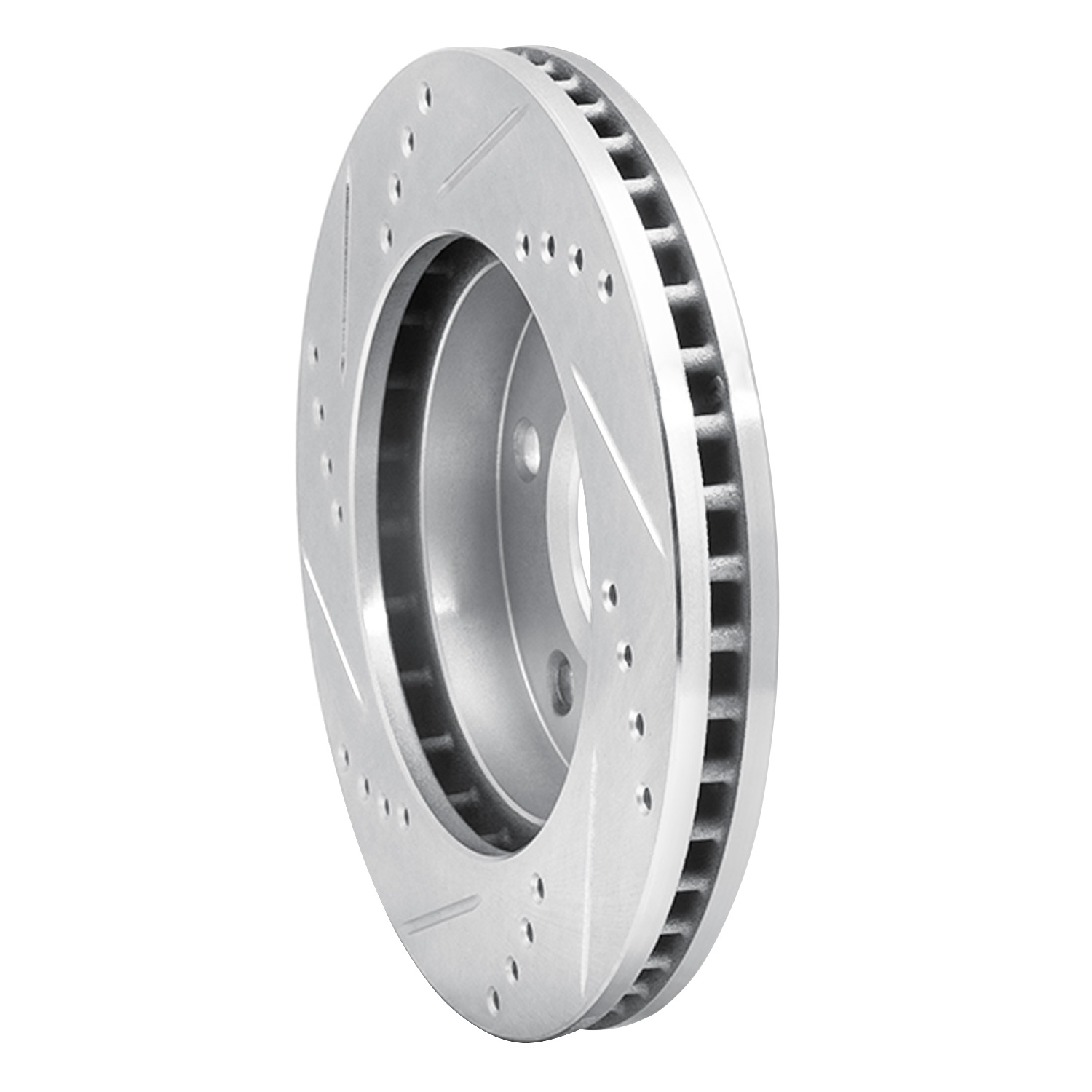 1985 Chevrolet Celebrity Classic Silver Performance Drilled/Slotted Rotors