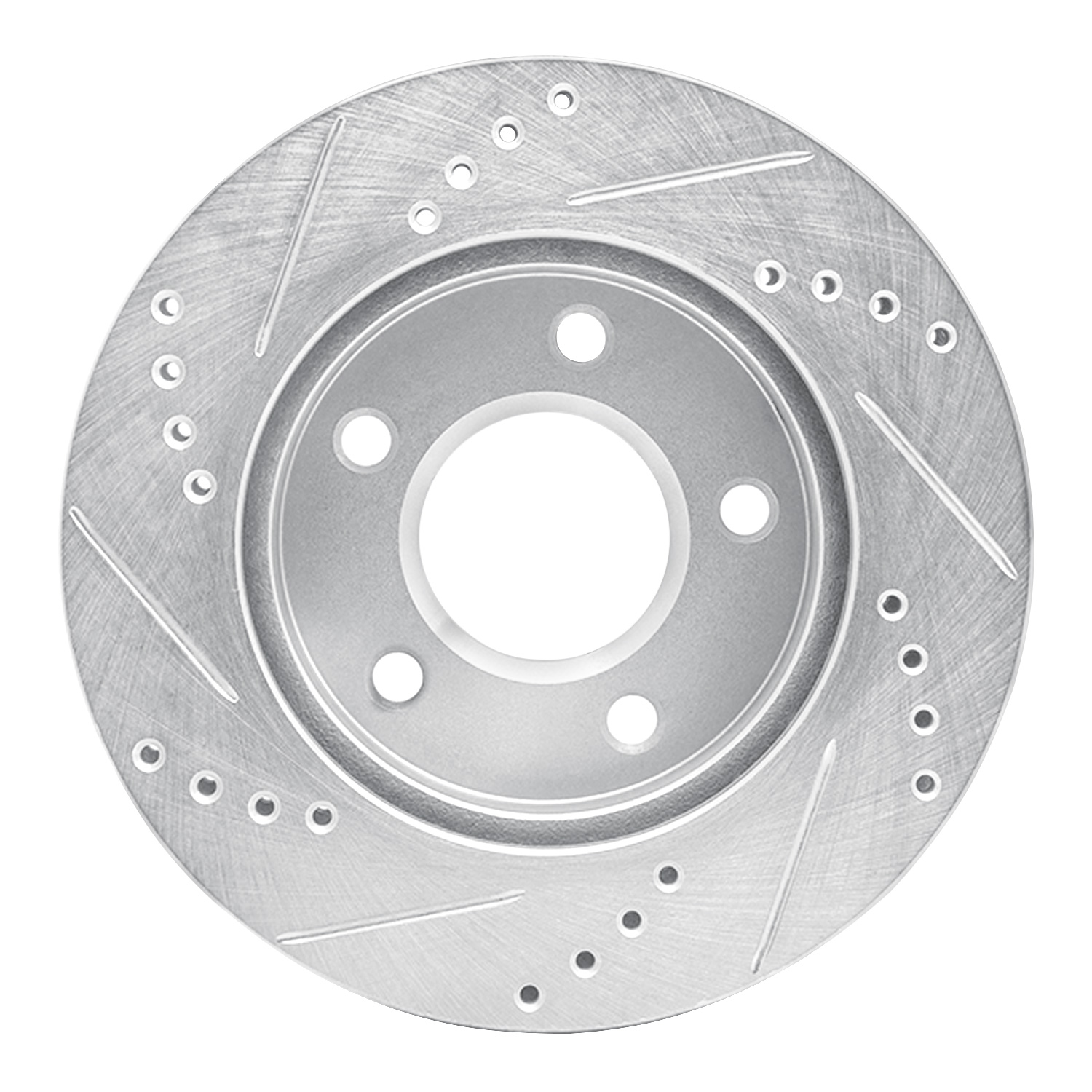 1985 Chevrolet Celebrity Classic Silver Performance Drilled/Slotted Rotors