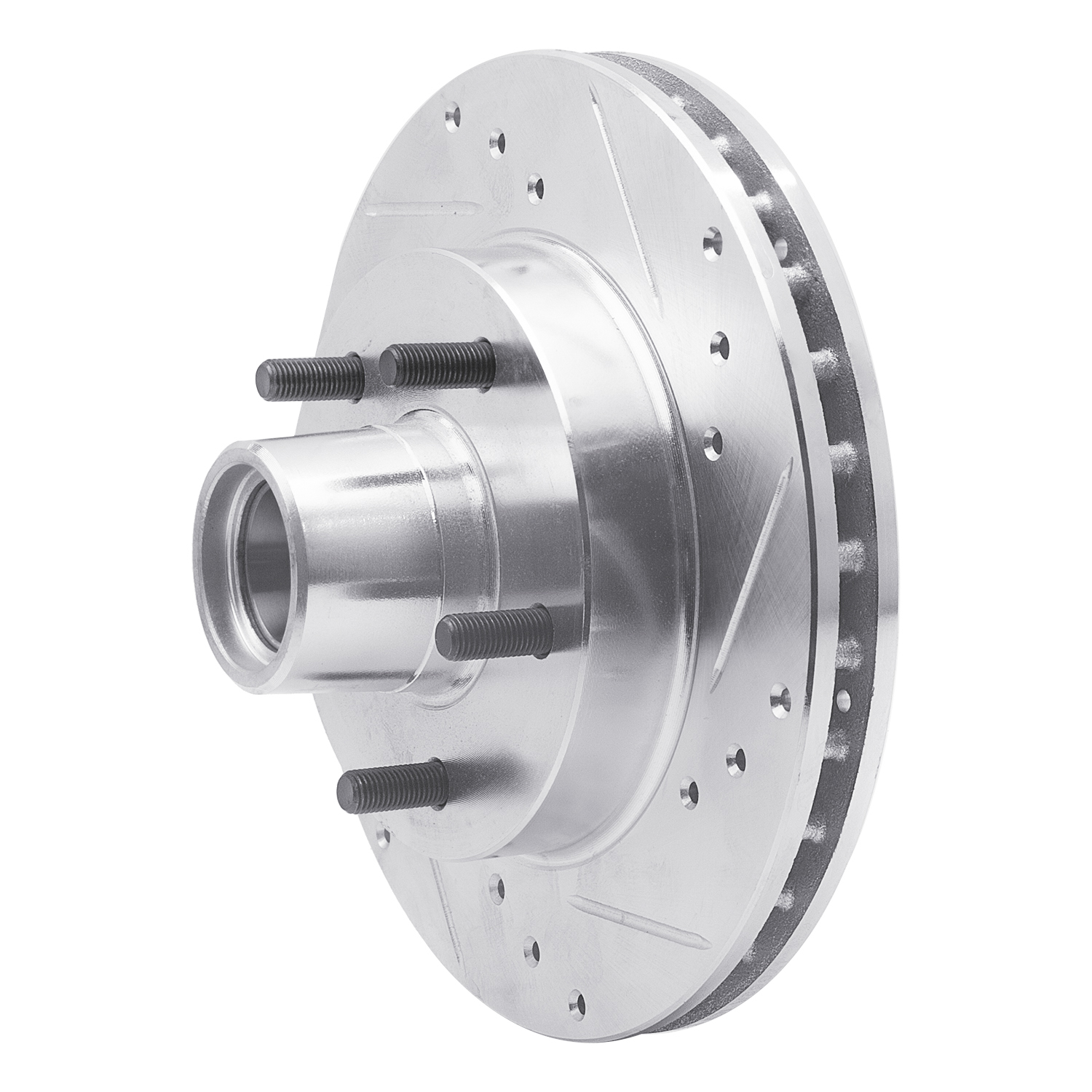 1985 GMC Caballero Diablo Silver Performance Drilled/Slotted Rotors