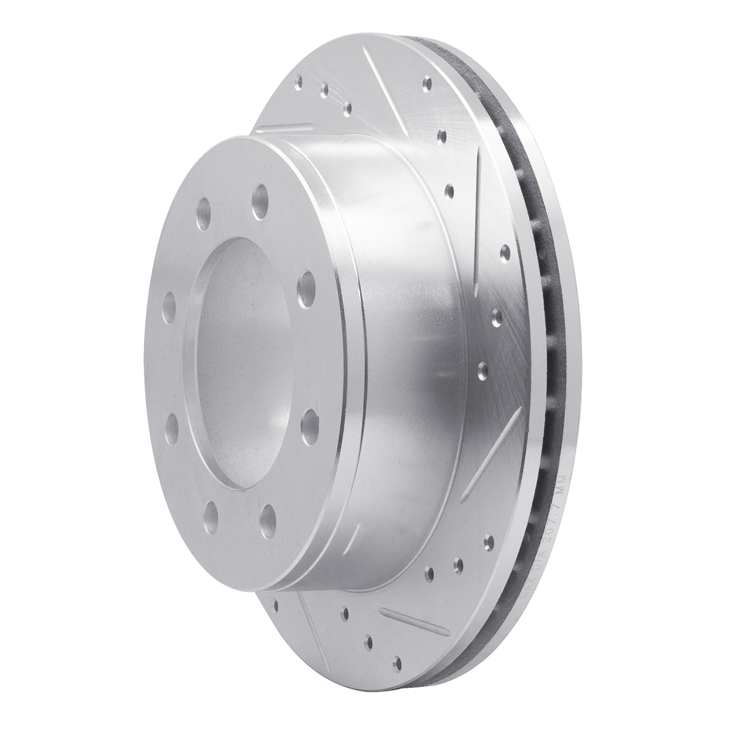 2002 Chevrolet Silverado 3500 Base Silver Performance Drilled/Slotted Rotors